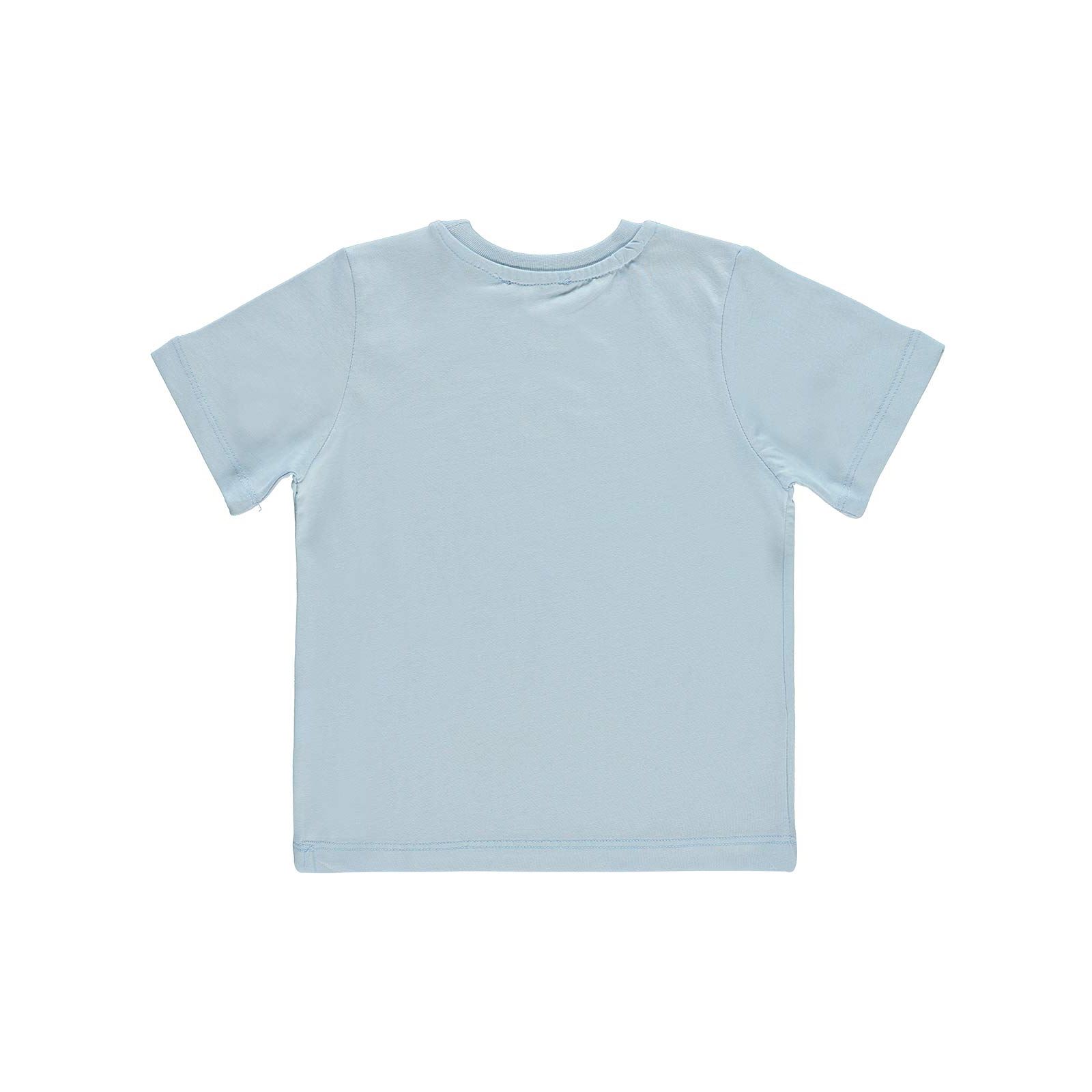 Kukuli Erkek Çocuk Tişört 2-5 Yaş Açık Mavi