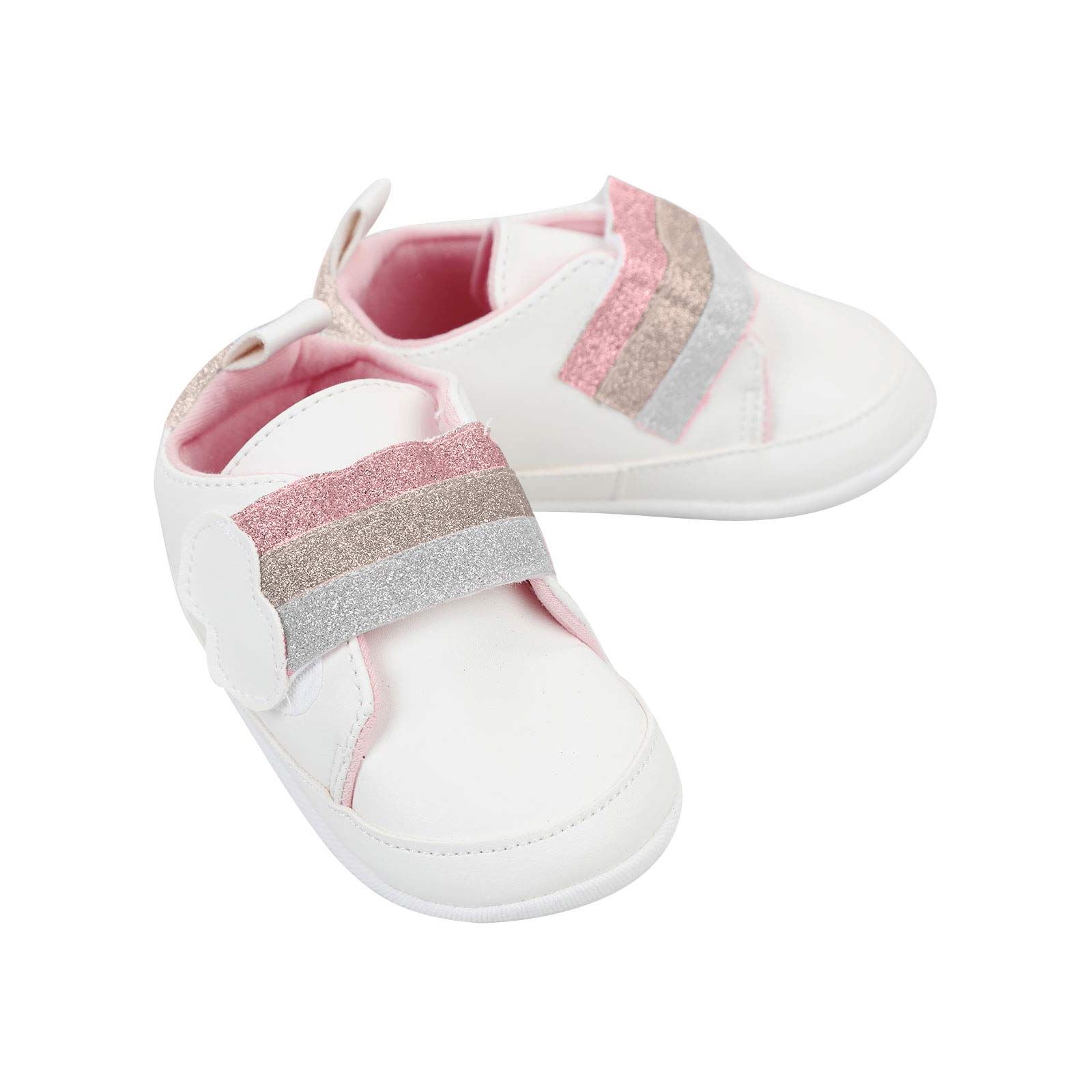 First Step Kız Bebek Patik Ayakkabı 19-22 Numara Beyaz