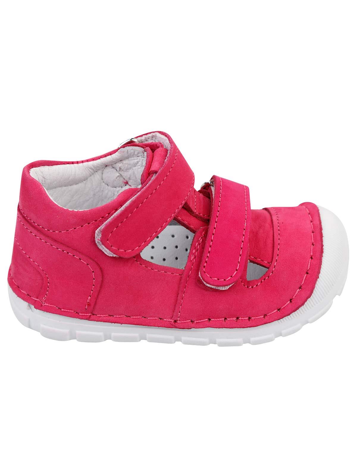 Civil Baby Kız Bebek Deri İlk Adım Ayakkabısı 18-21 Numara Fuşya