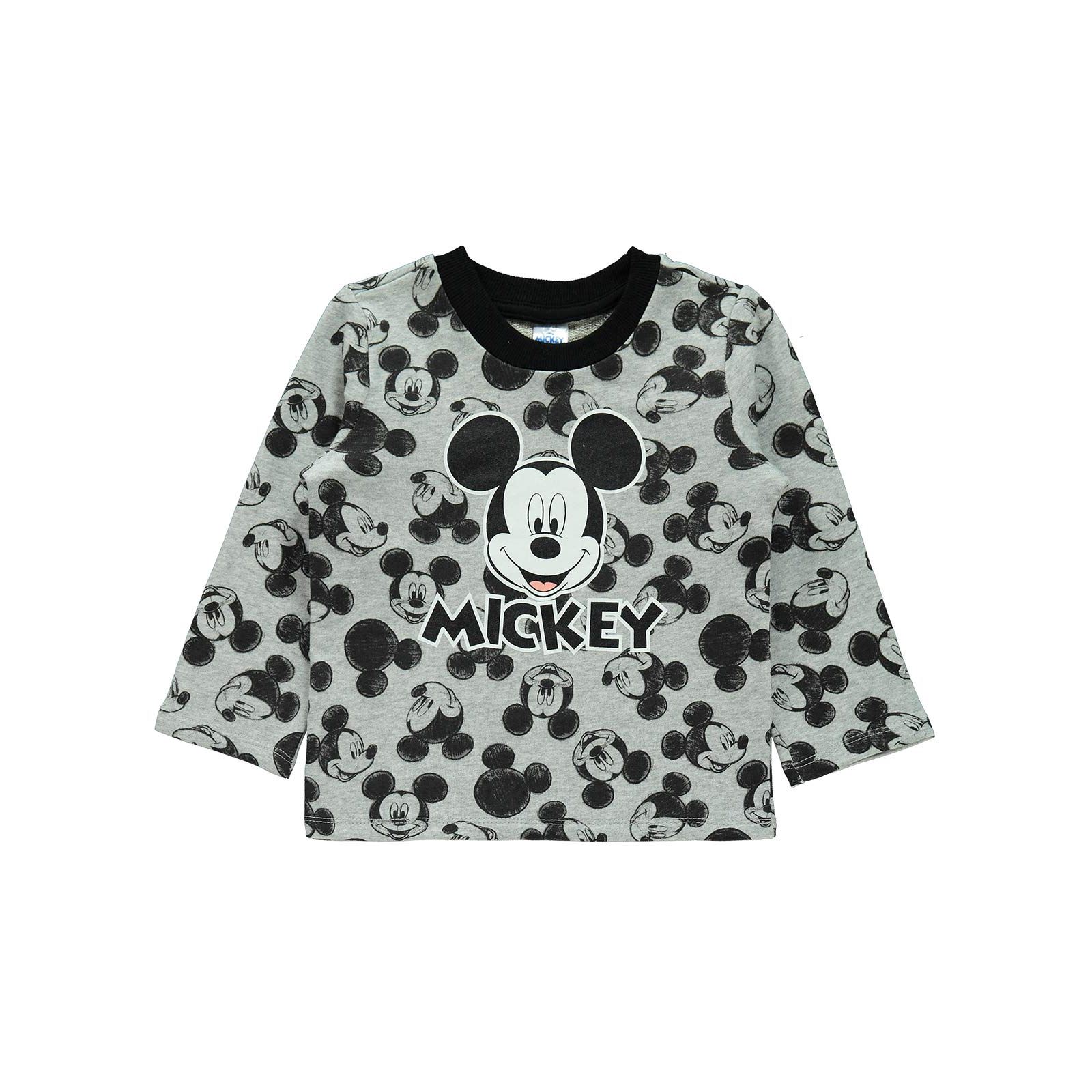 Mickey Mouse Erkek Çocuk Eşofman Takımı 3-9 Yaş Gri