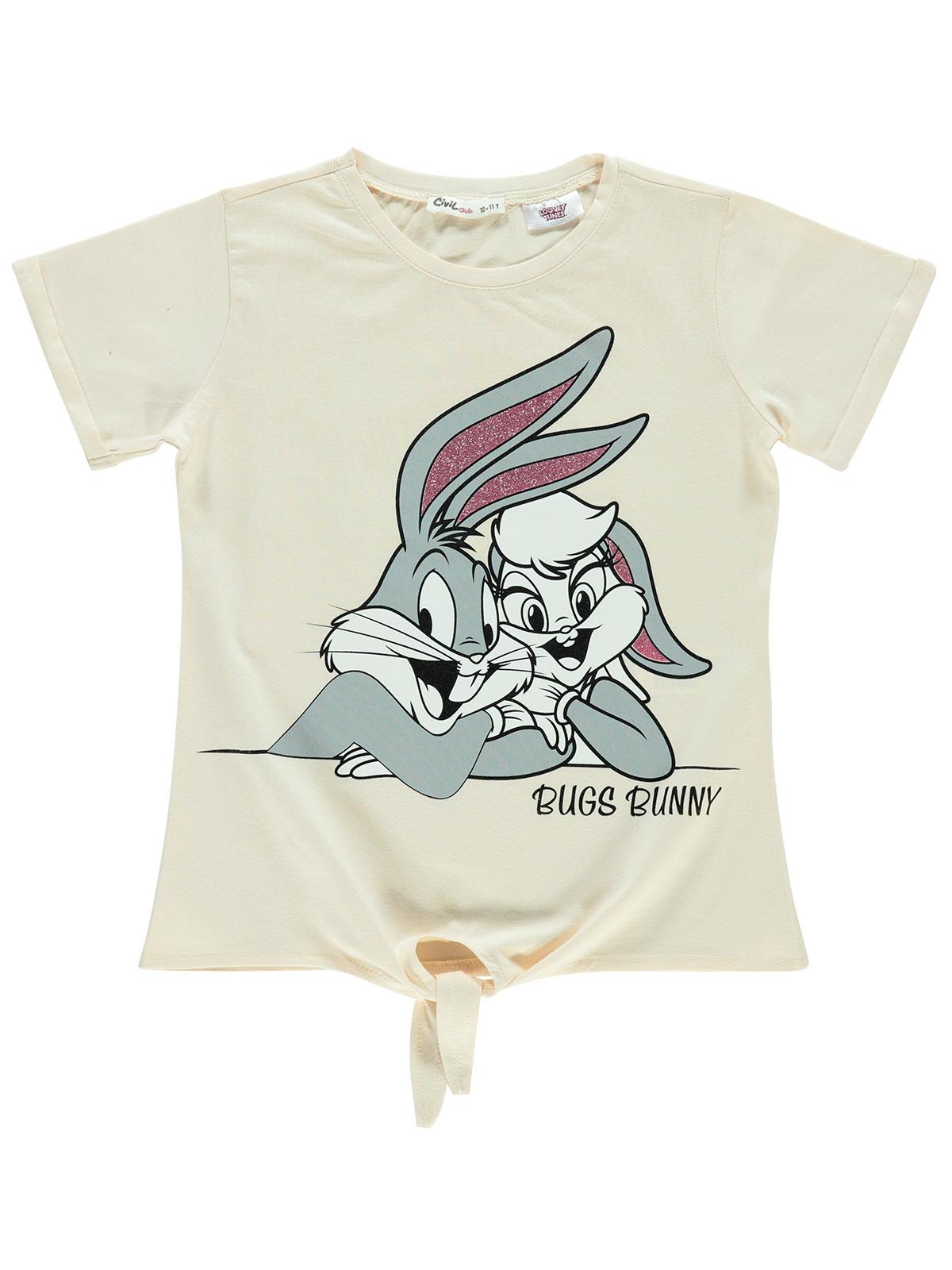 Bugs Bunny Kız Çocuk Tişört 10-13 Yaş Ten Rengi