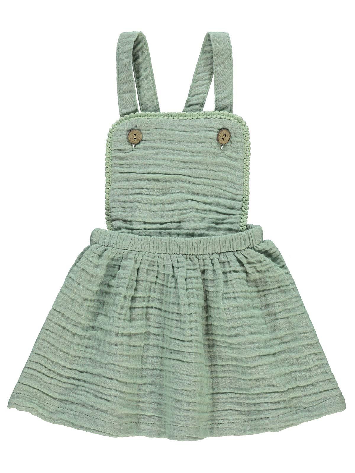 Civil Baby Kız Bebek Elbise 6-18 Ay Açık Yeşil