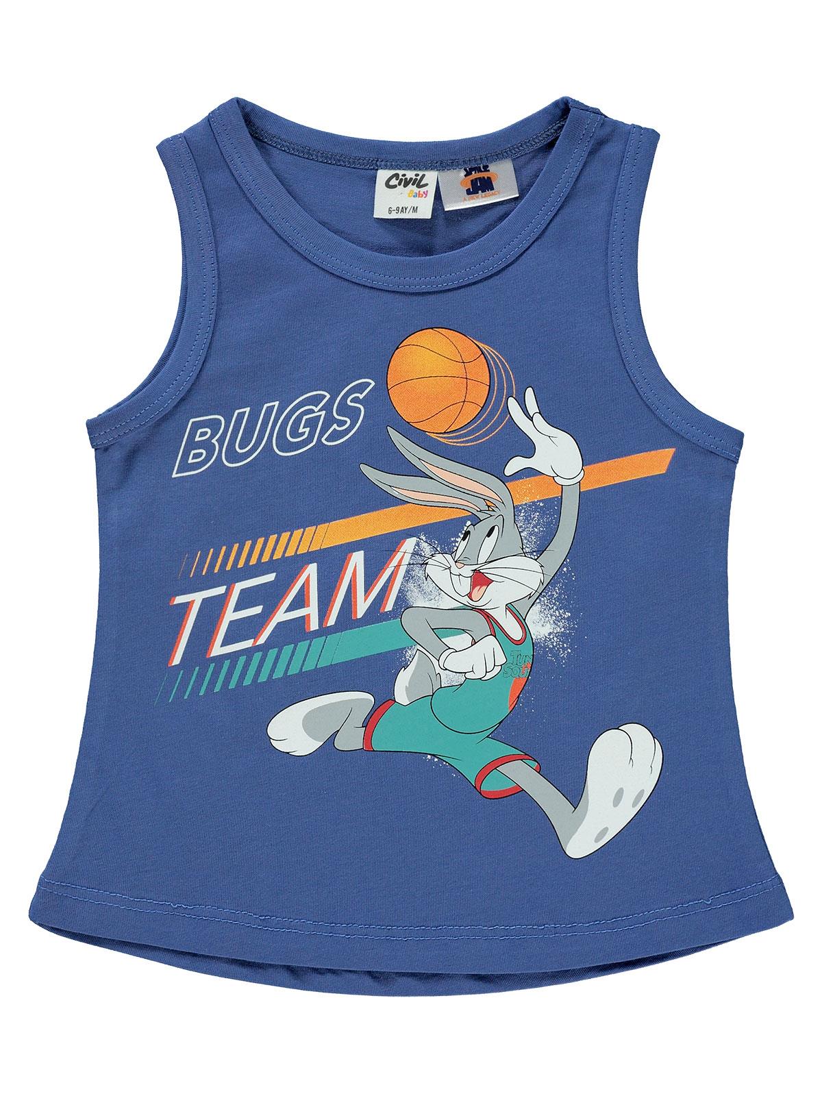 Bugs Bunny Erkek Bebek Tişört 6-18 Ay Lacivert