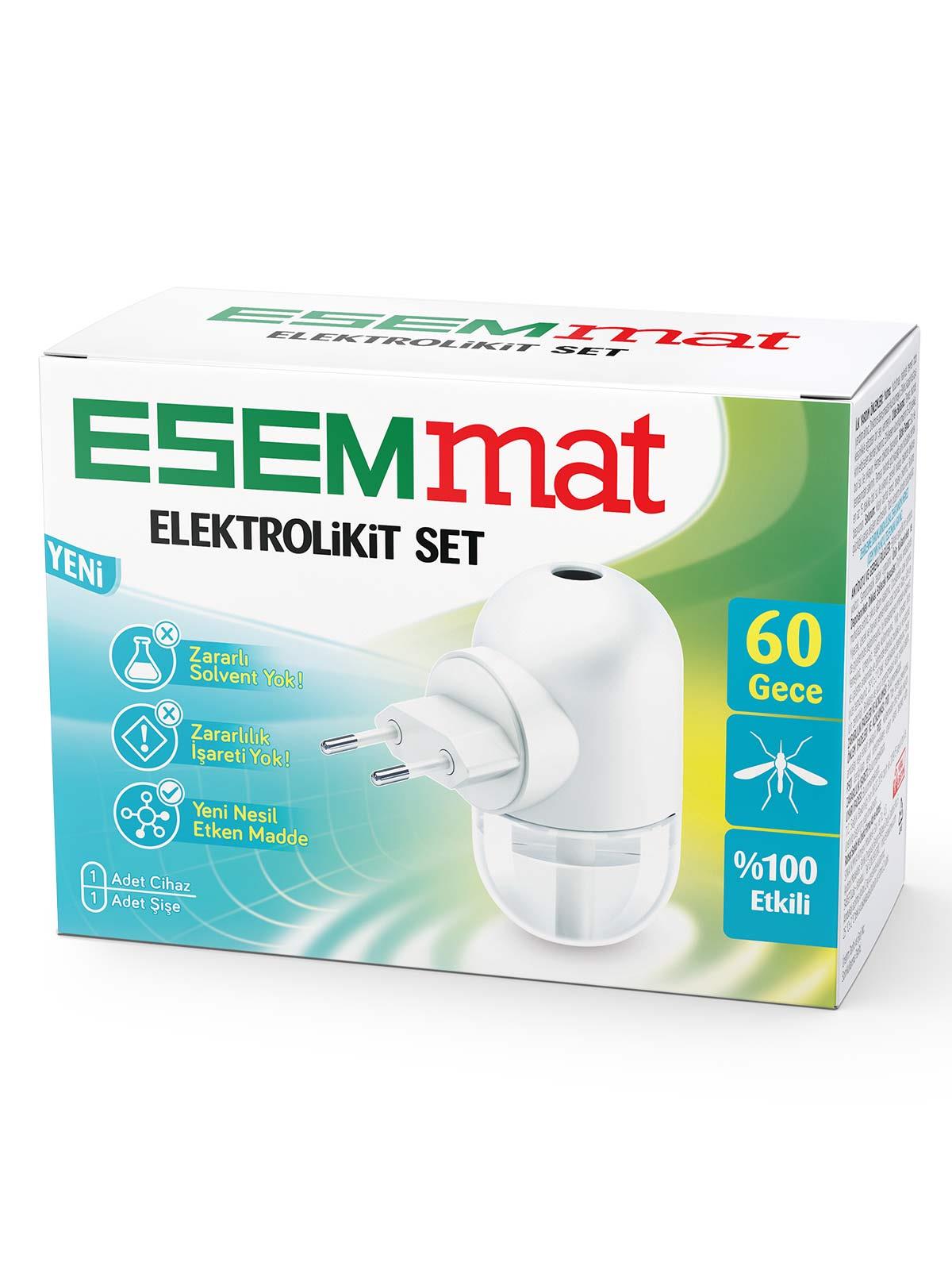 ESEMmat Elektrolikit Set 60 Gece (Cihaz + 60 Gece Yedek)