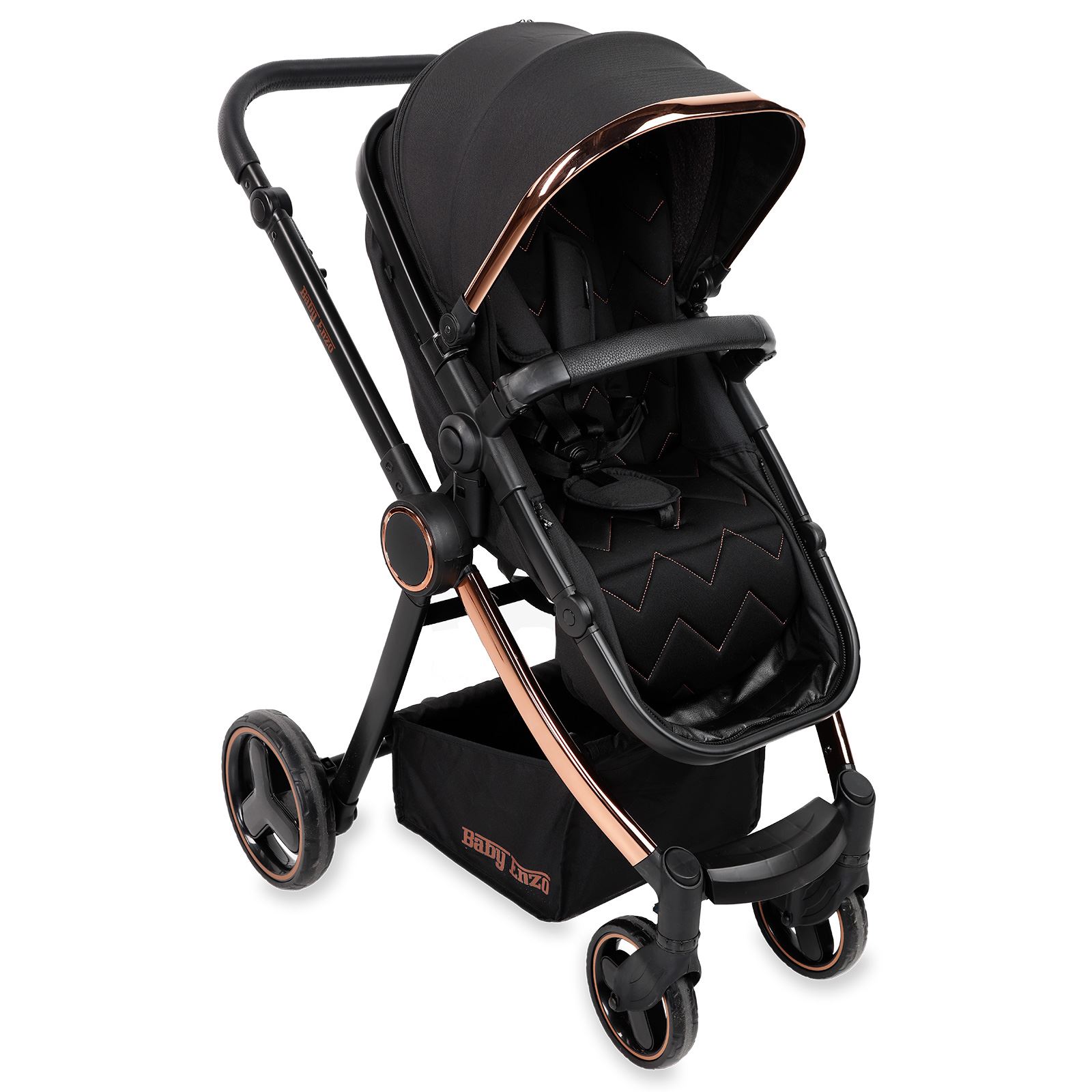 Baby Enzo Power Travel Sistem Bebek Arabası Siyah