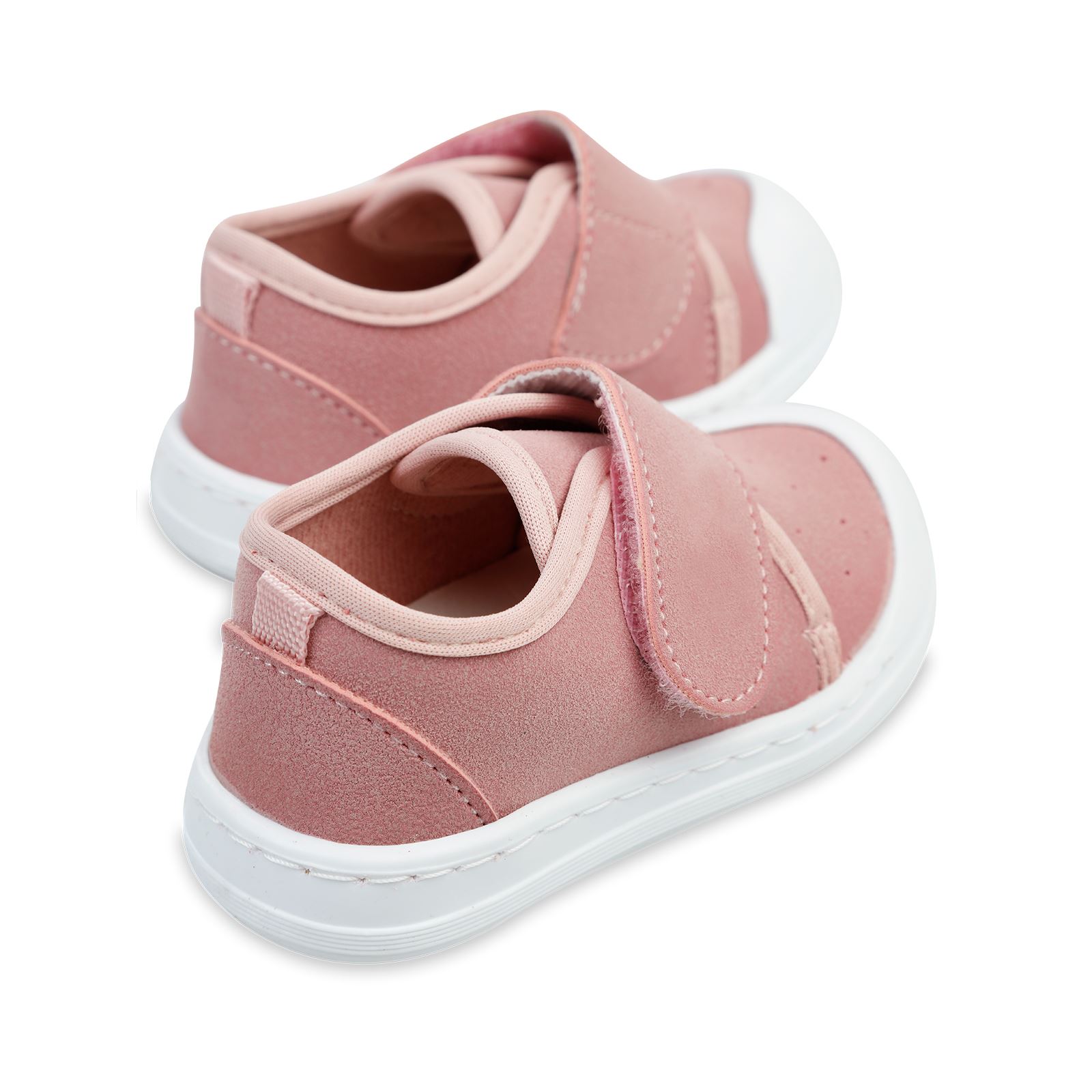 Civil Baby Kız Bebek Keten İlk Adım Ayakkabısı 19-21 Numara Pudra