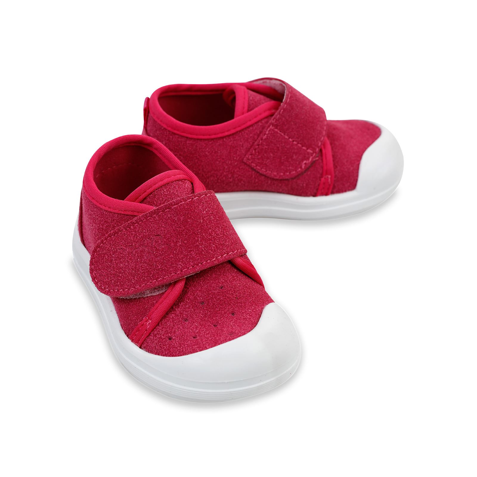 Civil Baby Kız Bebek Keten İlk Adım Ayakkabısı 19-21 Numara Fuşya
