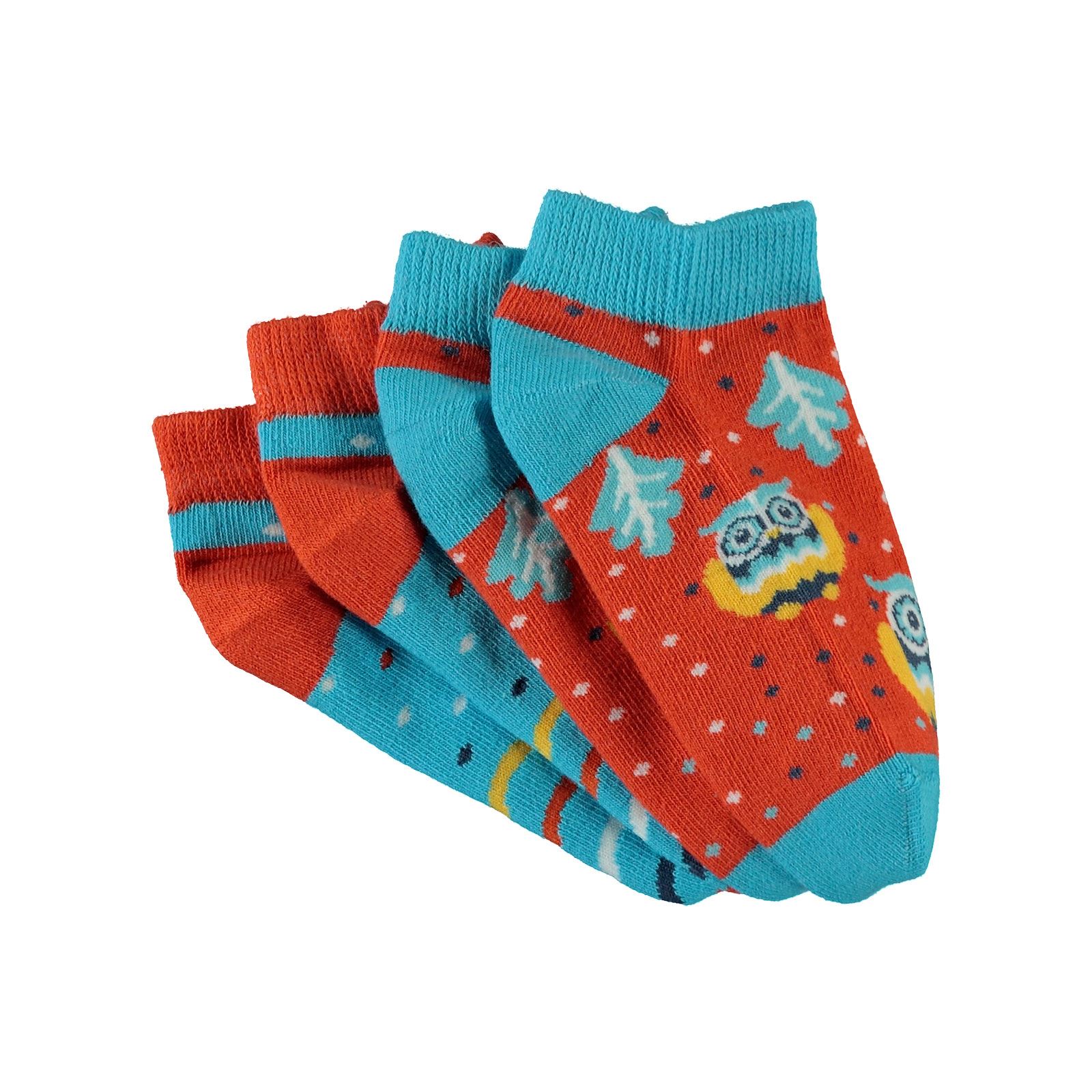 Civil Socks Kız Çocuk 2'li Patik Çorap 3-11 Yaş Mavi