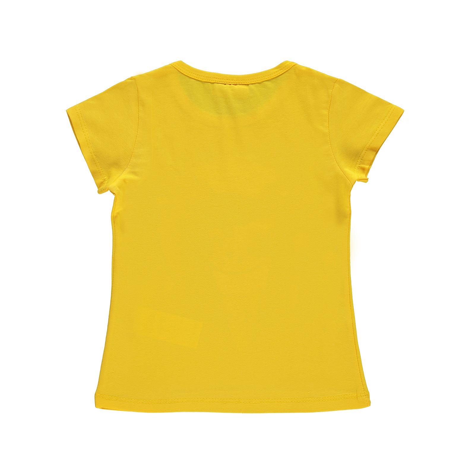 P&P Kız Çocuk Tişört 6-9 Yaş Sarı