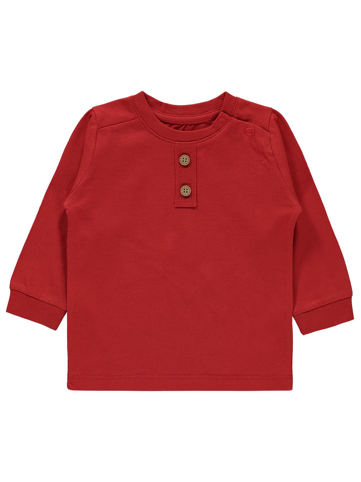 Civil Baby Erkek Bebek Sweatshirt 6-18 Ay Kırmızı