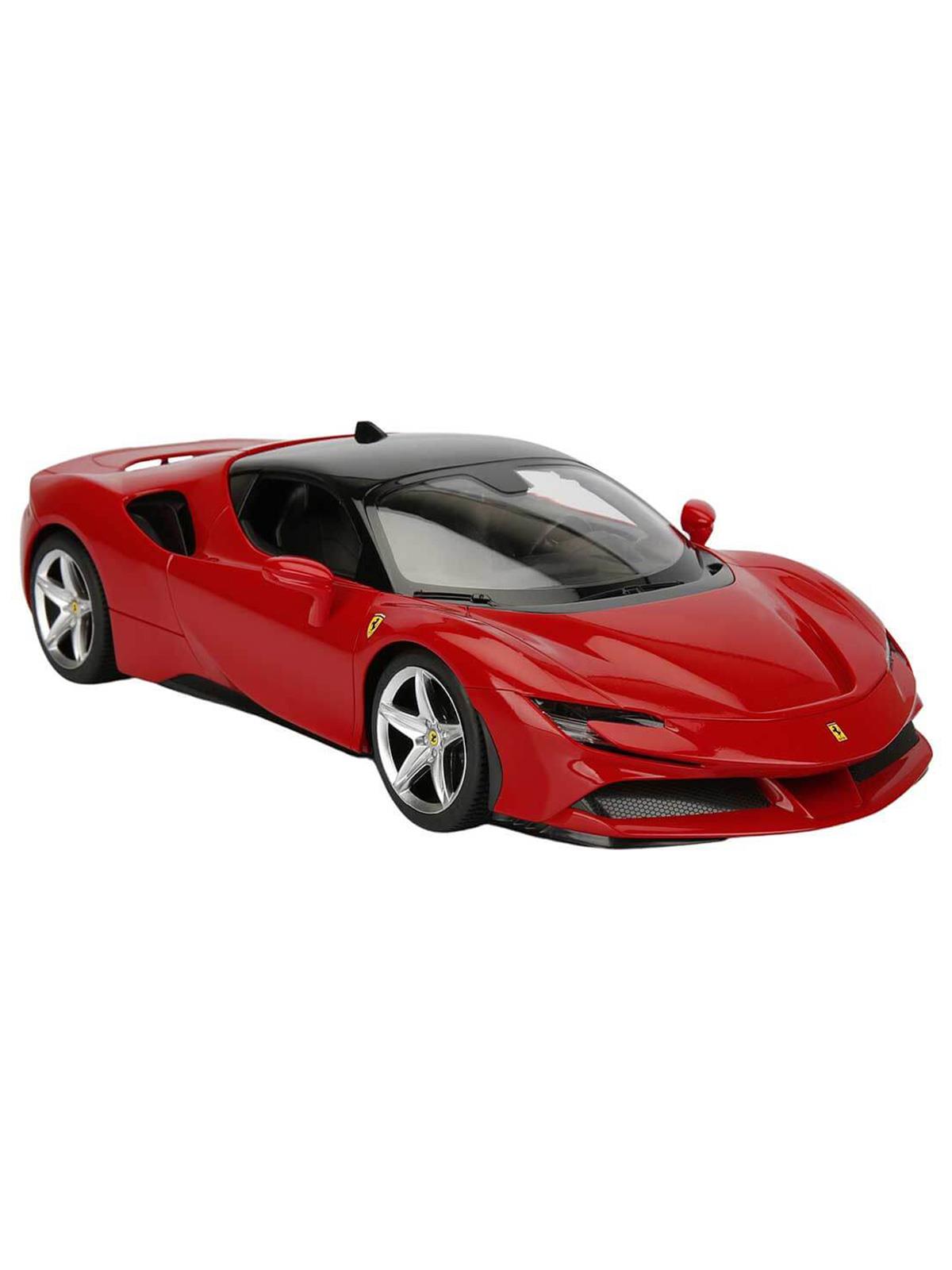 1:14 Ferrari SF90 Stradale Işıklı Uzaktan Kumandalı Araba 34 cm.Kırmızı 3+ Yaş