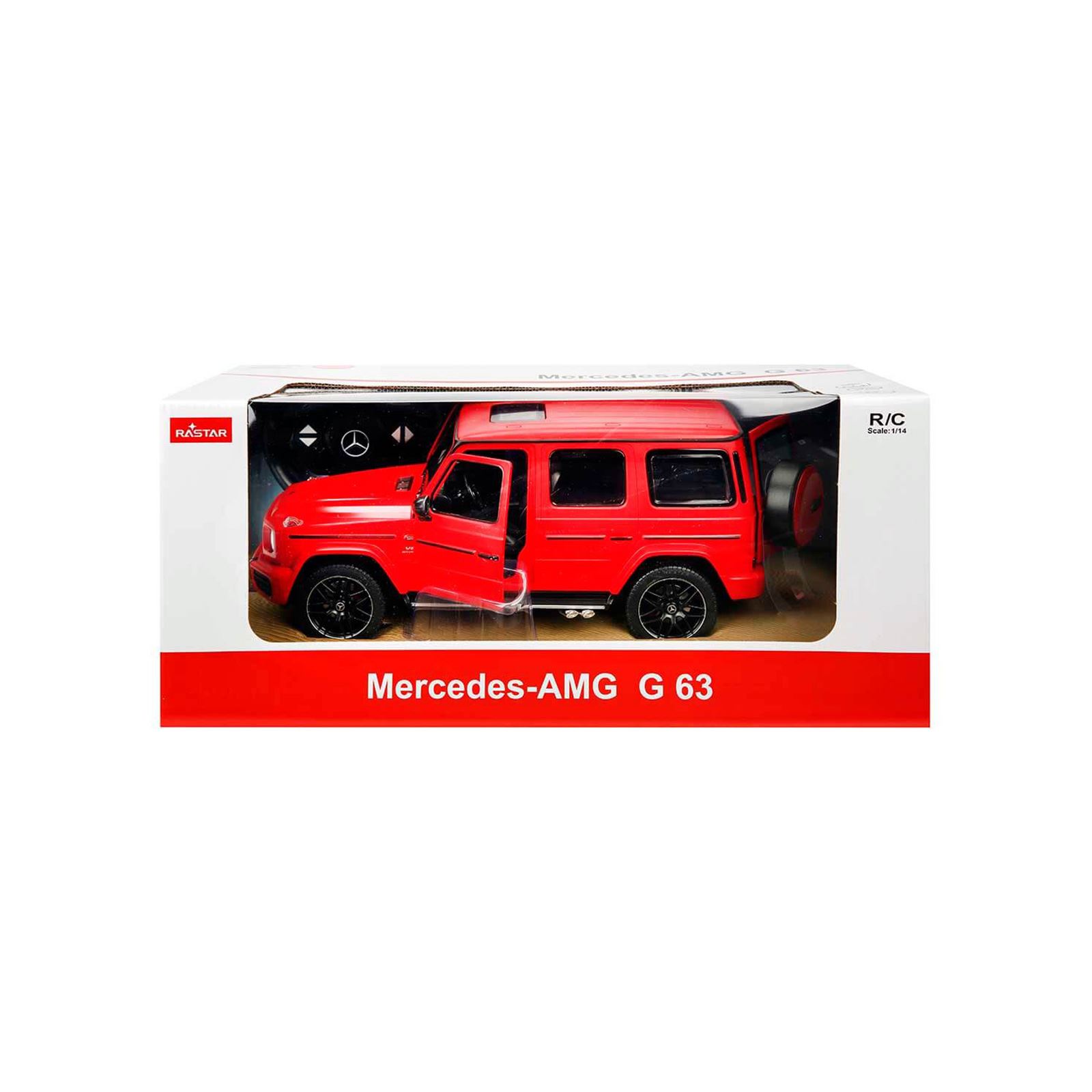 1:14 Mercedes Benz G63 AMG Işıklı Uzaktan Kumandalı Araba - Kırmızı