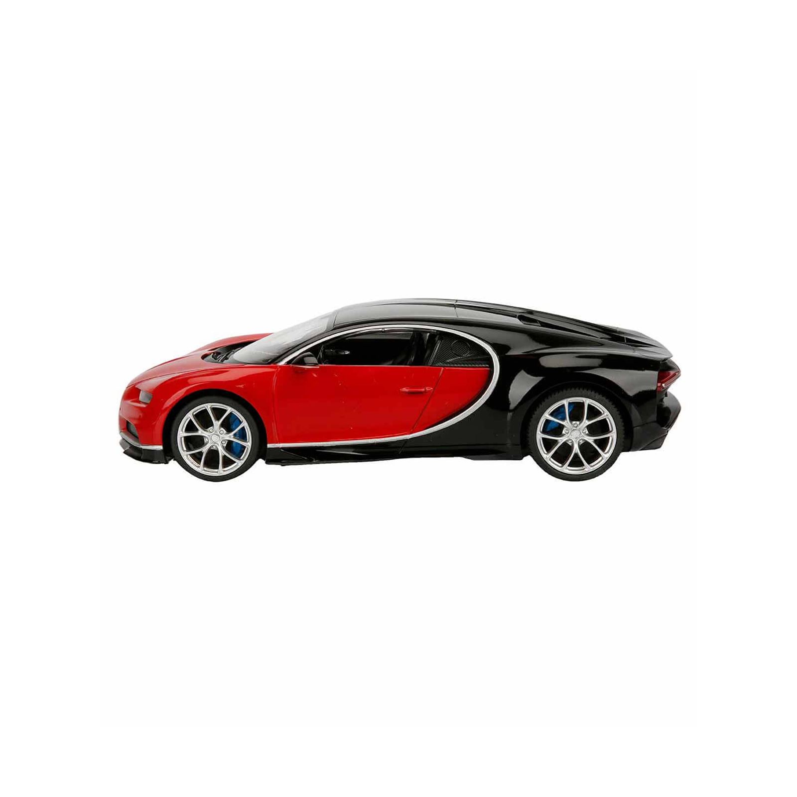 Sunman 1:14 Bugatti Chiron Uzaktan Kumandalı Işıklı Araba - Kırmızı-Siyah