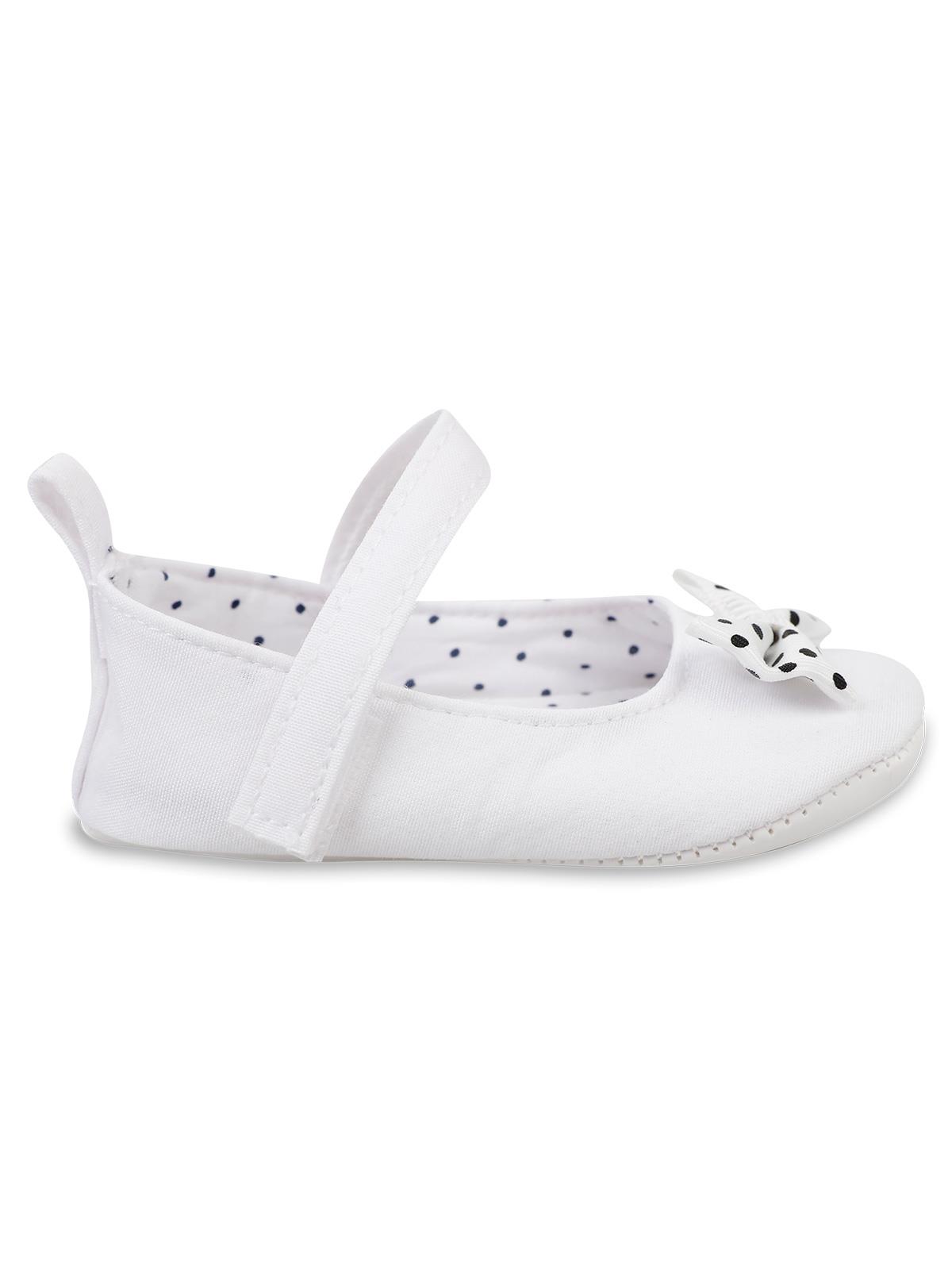 Civil Baby Kız Bebek Patik Ayakkabı 17-19 Numara Beyaz