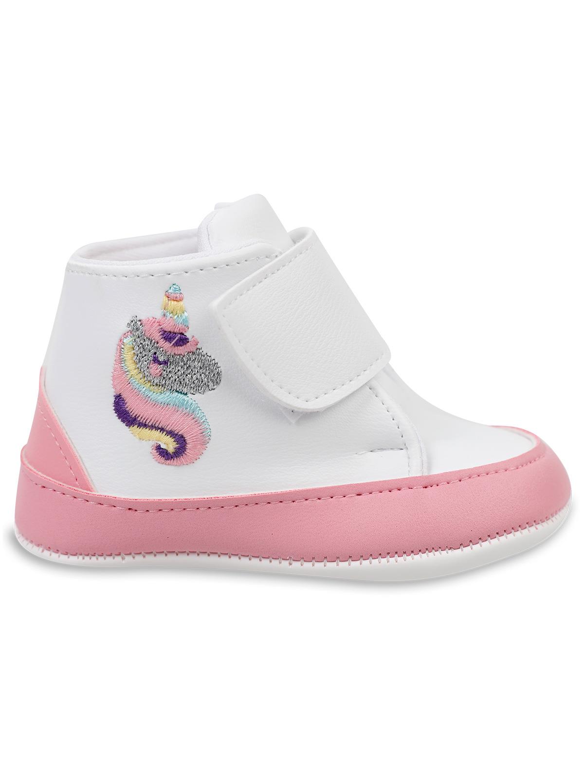 Civil Baby Kız Bebek Patik Ayakkabı 17-19 Numara Beyaz
