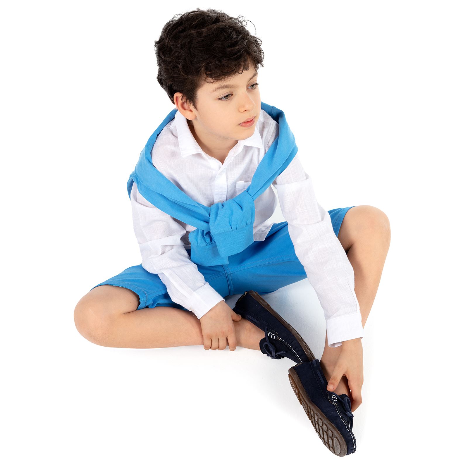 Harli Erkek Çocuk Klasik Ayakkabı 31-35 Numara Lacivert