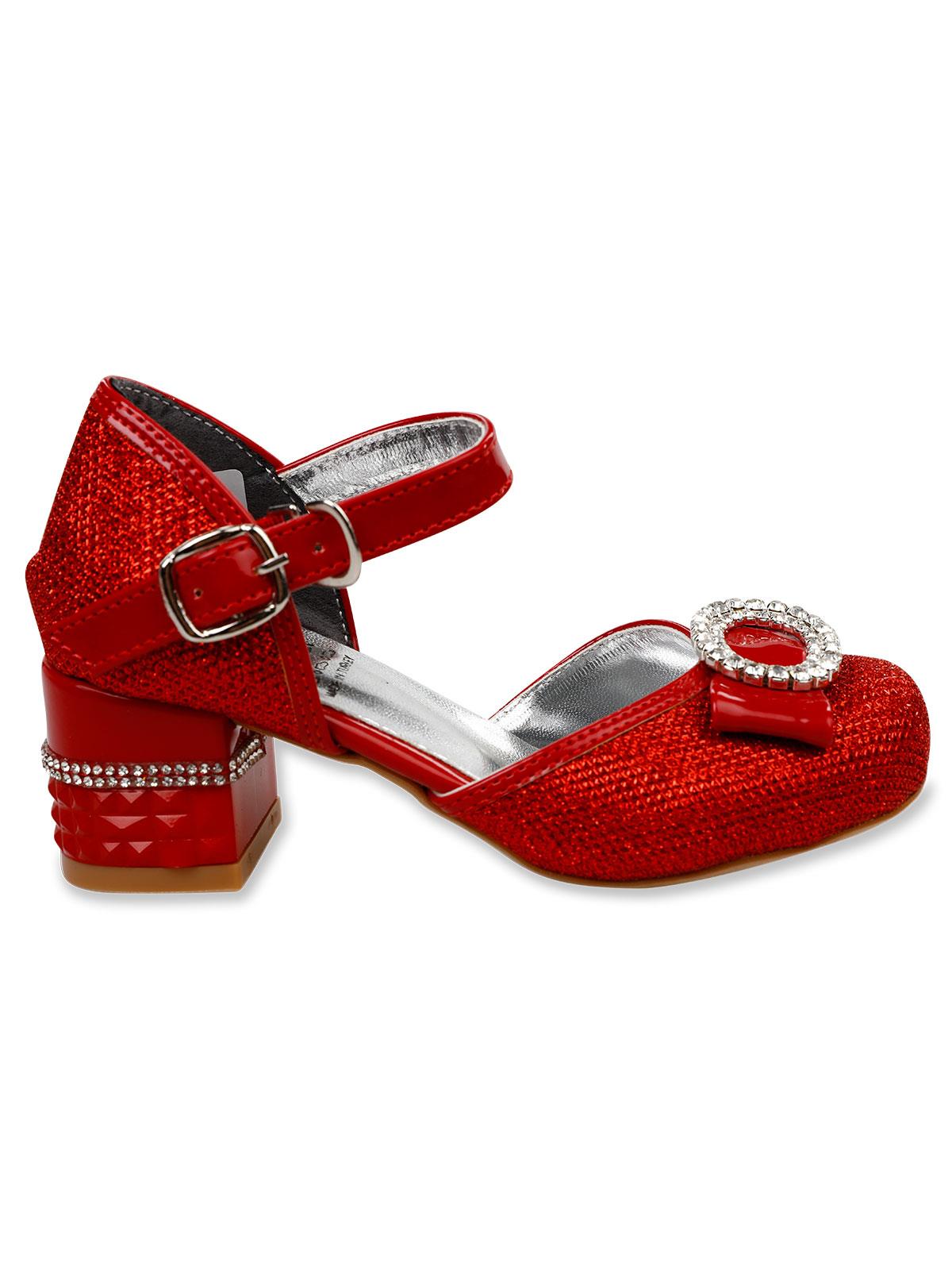 Harli Kız Çocuk Abiye Ayakkabı 28-32 Numara Kırmızı
