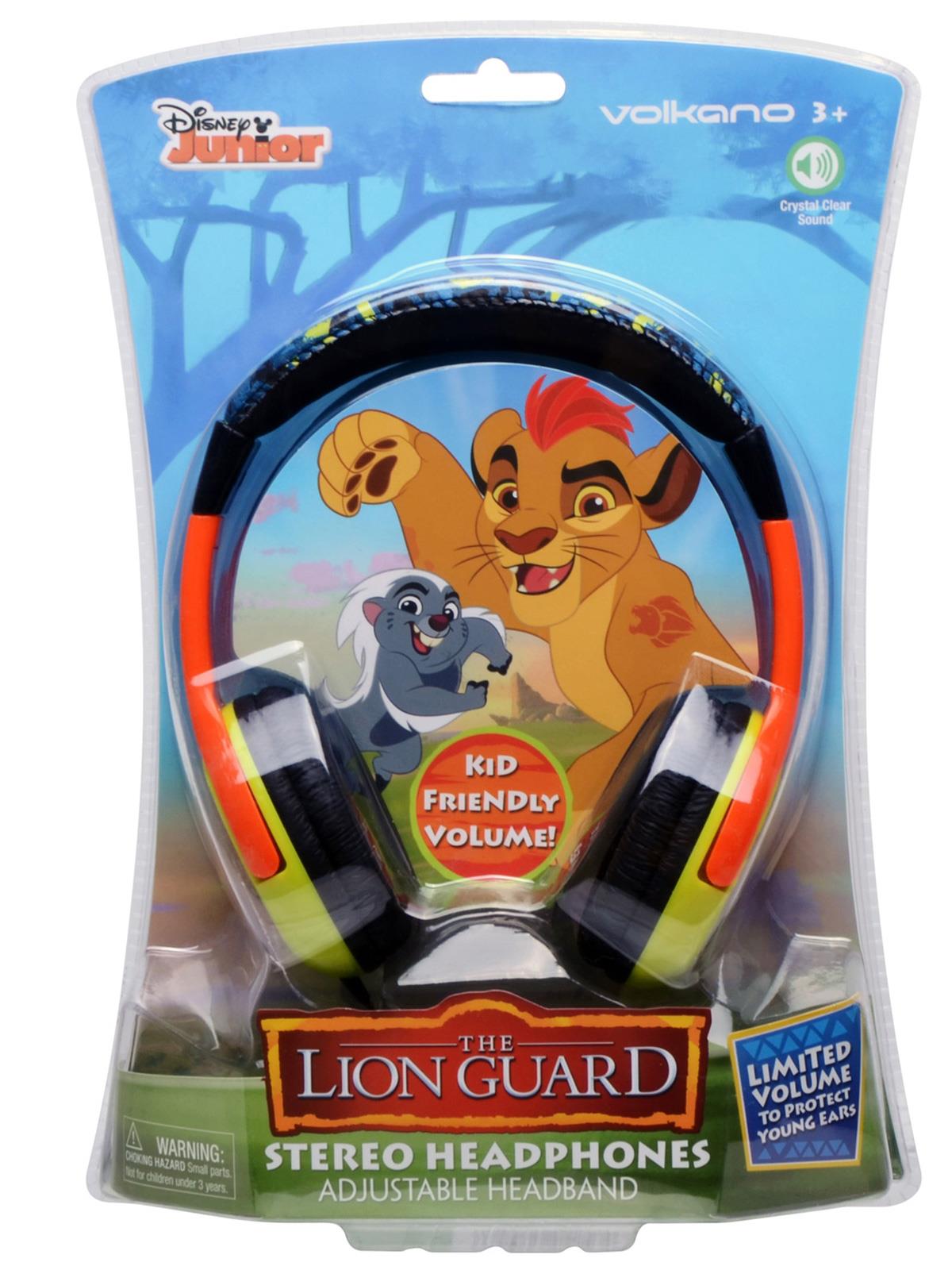 Disney Junior Aslan Koruyucular Lion Guard Çocuk Kulaklığı Lisanslı Turuncu