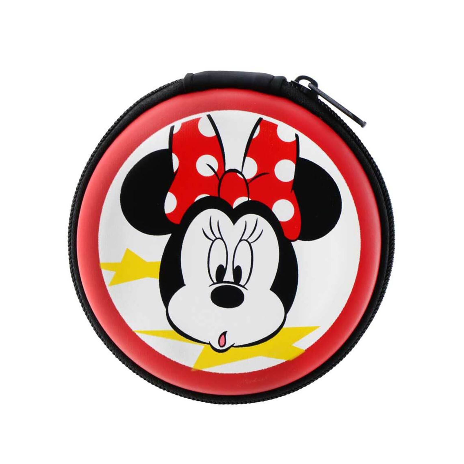 Disney Minnie Mouse Kulak içi Kulaklık Çantalı Lisanslı Kırmızı