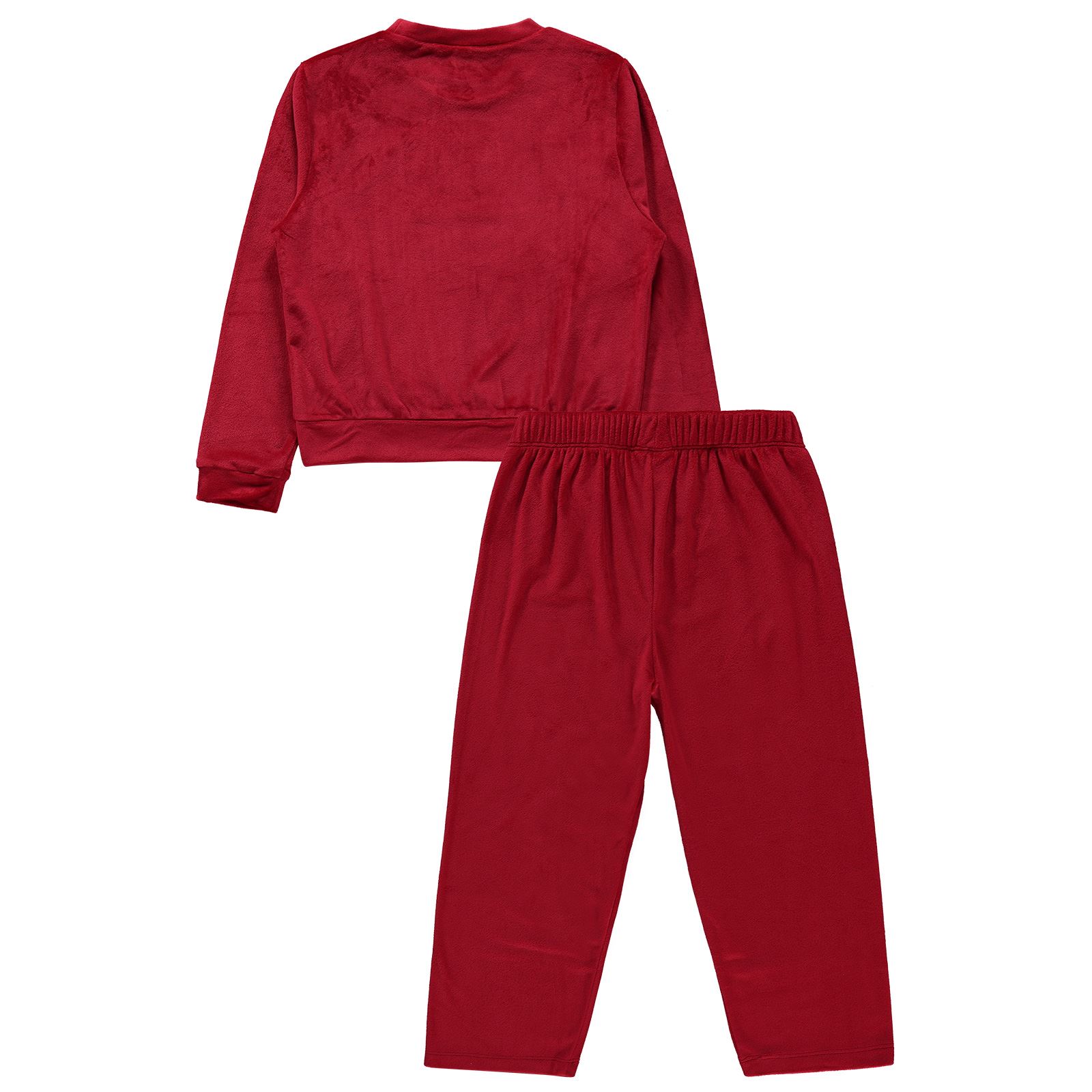 Dofi Kız Çocuk Pijama Takımı 7-11 Yaş Bordo