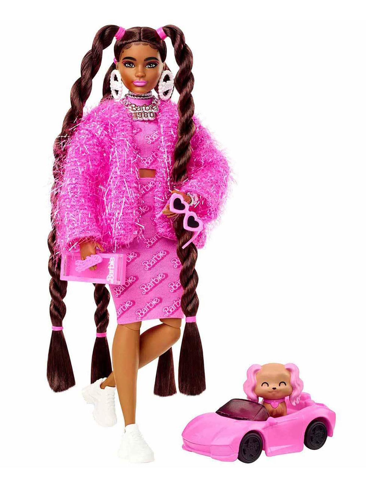 Barbie Extra - Nostaljik Kıyafetli Bebek Pembe
