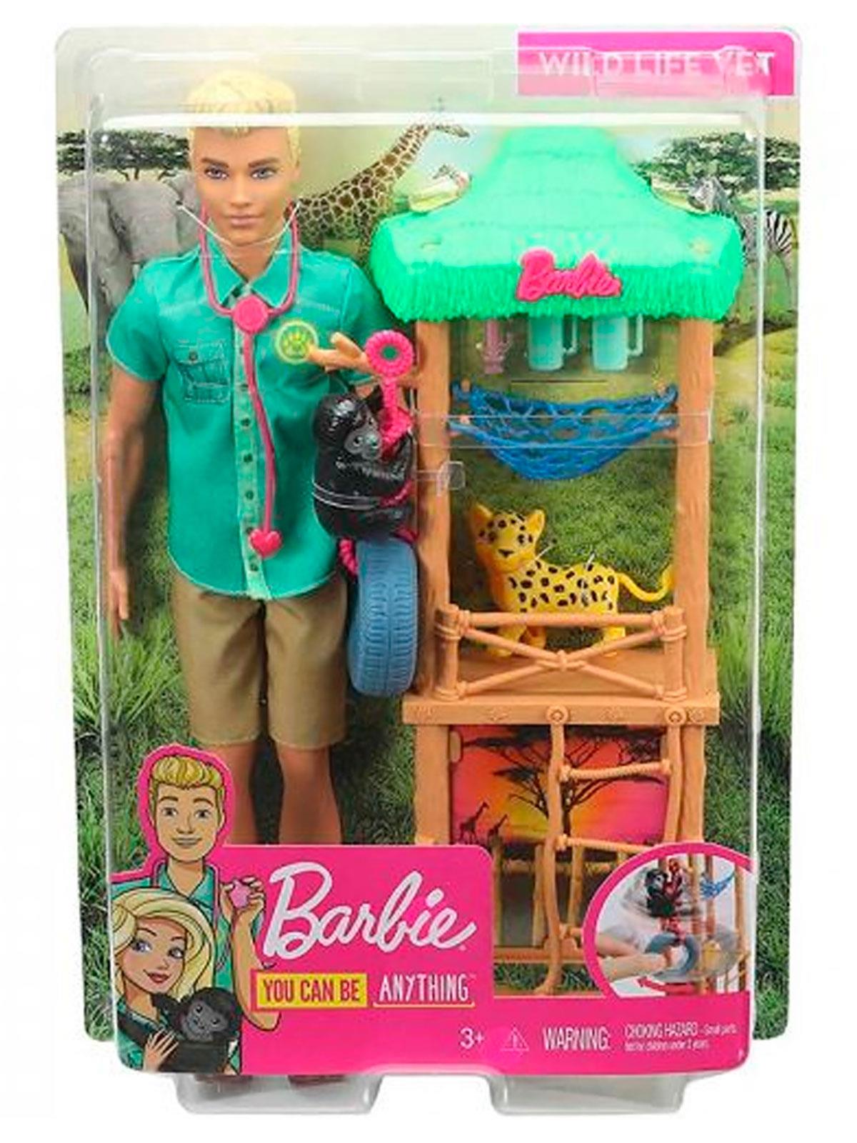 Barbie Ken Ve Meslekleri Oyun Setleri Yeşil
