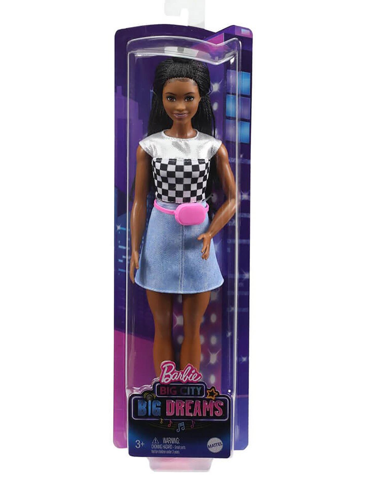Barbie Büyük Şehir Büyük Hayaller Serisi Brooklyn Bebeği GXT04 Siyah