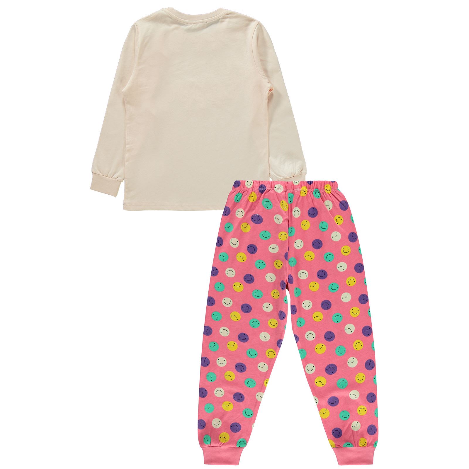 Civil Girls Kız Çocuk Pijama Takımı 6-9 Yaş Açık Somon