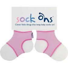 Sock Ons Bebek Çorap Tutucu - Pembe