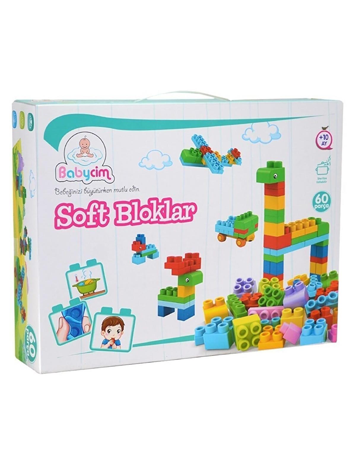 Birlik Oyuncak Soft Block Seti 60 Parça