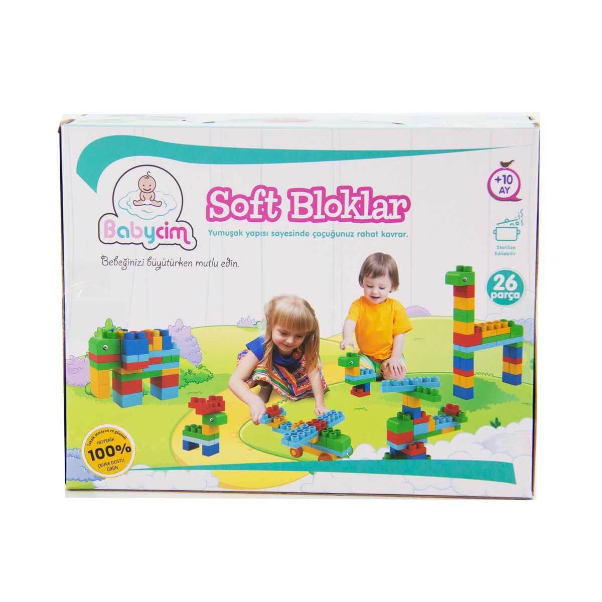 Birlik Oyuncak Soft Block Seti 26 Parça Çok Renkli
