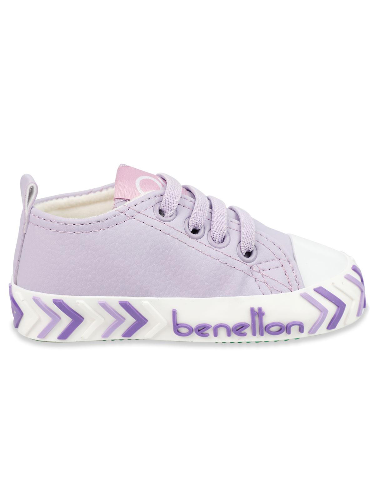Benetton Kız Çocuk Spor Ayakkabı 22-25 Numara Lila