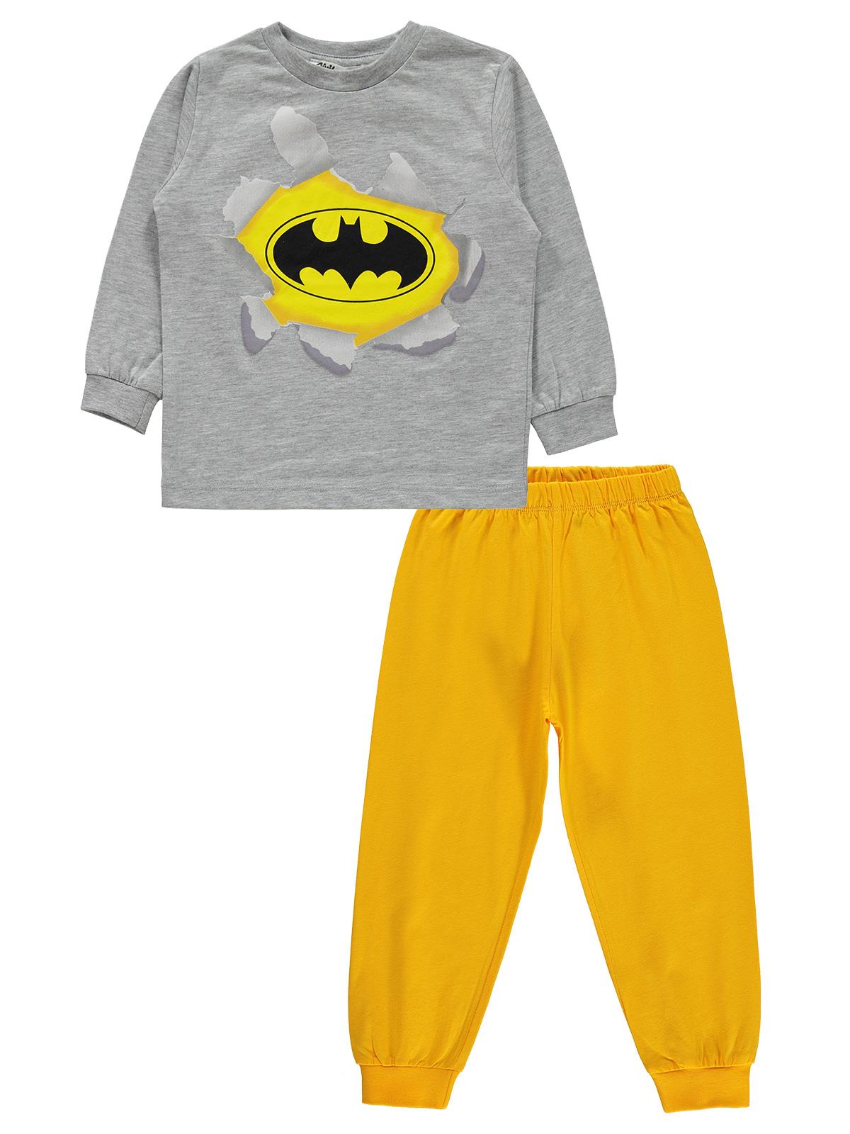 Batman Erkek Çocuk Pijama Takımı 6-9 Yaş Grimelanj