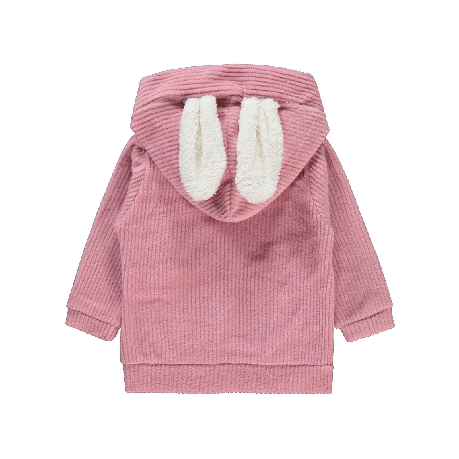 Civil Baby Kız Bebek Kapüşonlu Sweatshirt 9-18 Ay Pembe