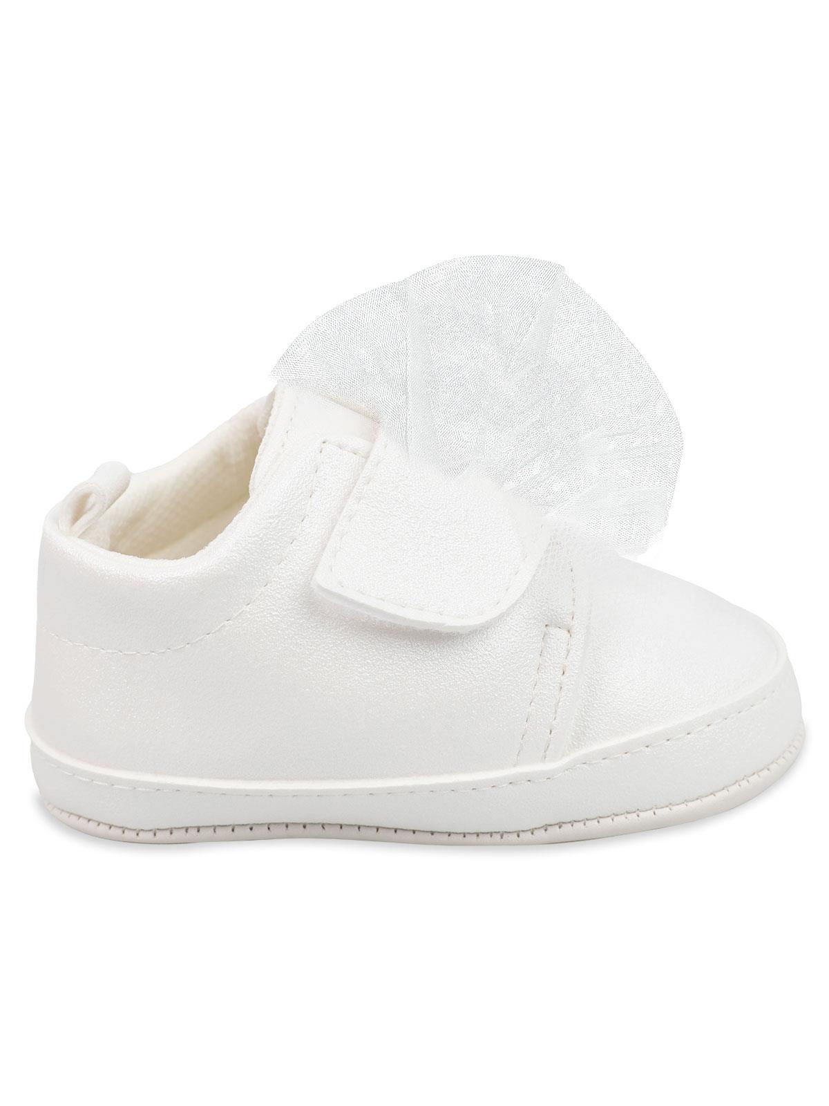 Civil Baby Kız Bebek Patik Ayakkabı 17-19 Numara Ekru