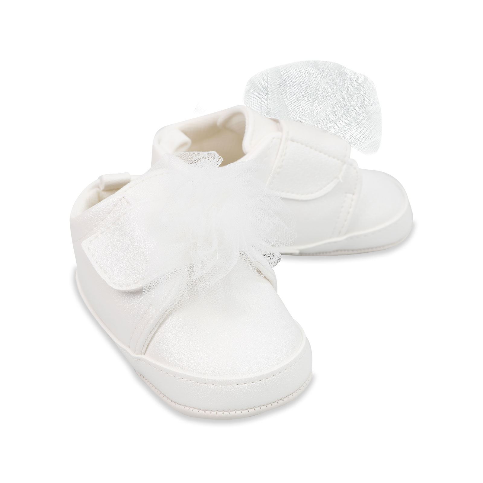 Civil Baby Kız Bebek Patik Ayakkabı 17-19 Numara Ekru