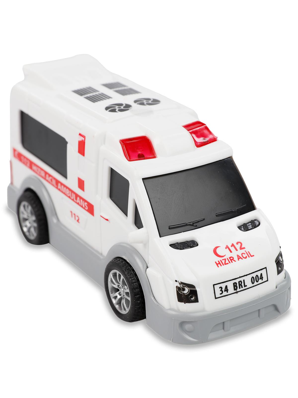 Şehrin Kırılmazları Sürtmeli Ambulans Beyaz