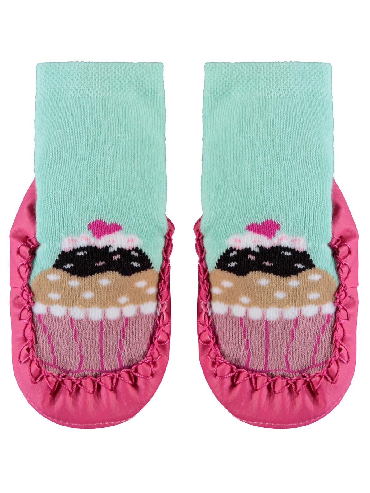 Civil Baby Kız Bebek Çarık Çorap 16-20 Numara Mint Yeşili