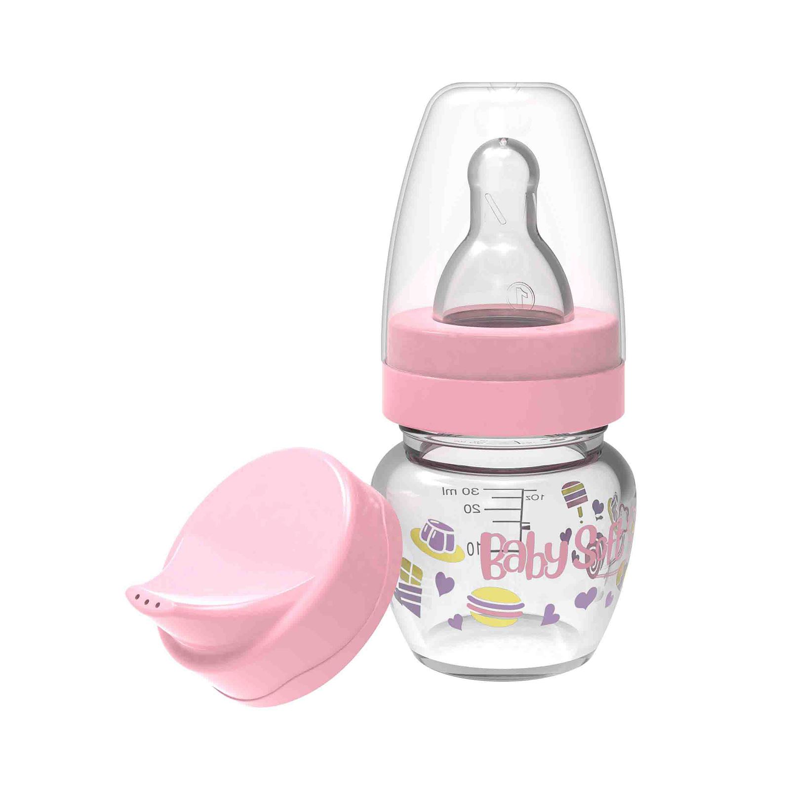 Baby Soft Mini Cam Alıştırma Seti 30 ml 0+ Ay Pembe