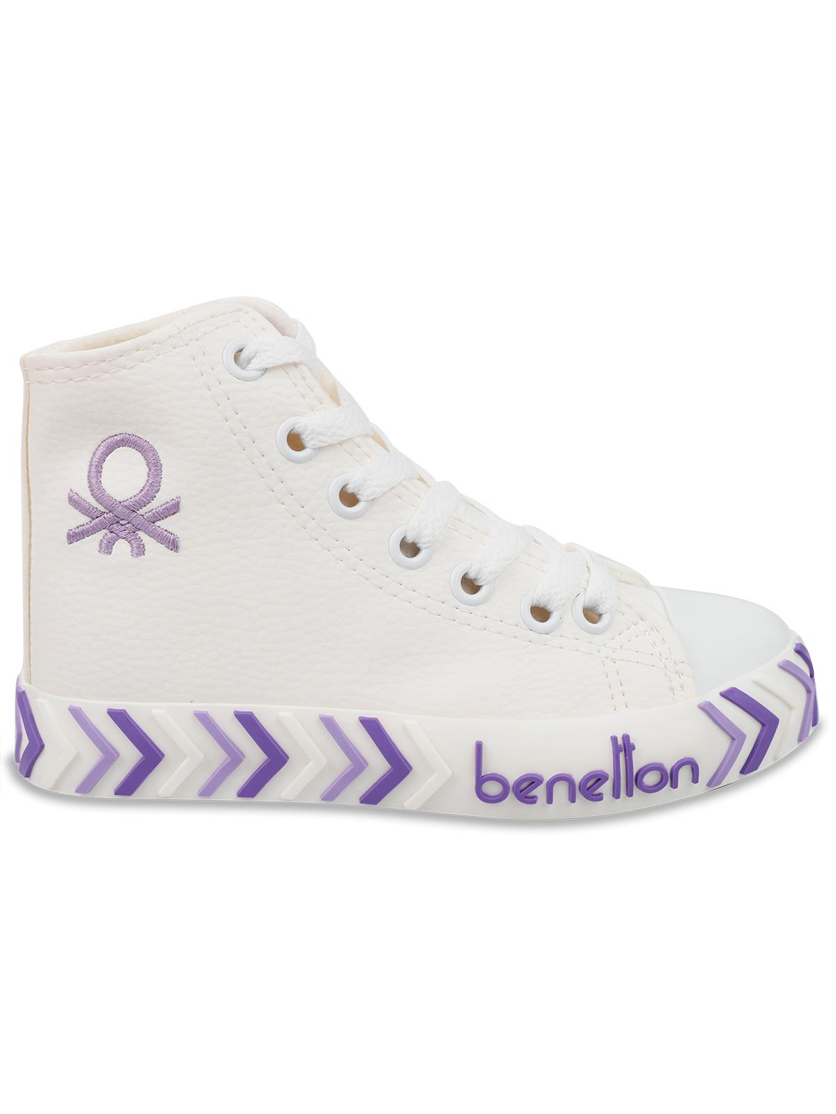 Benetton Kız Çocuk Spor Ayakkabı 31-35 Numara  Lila