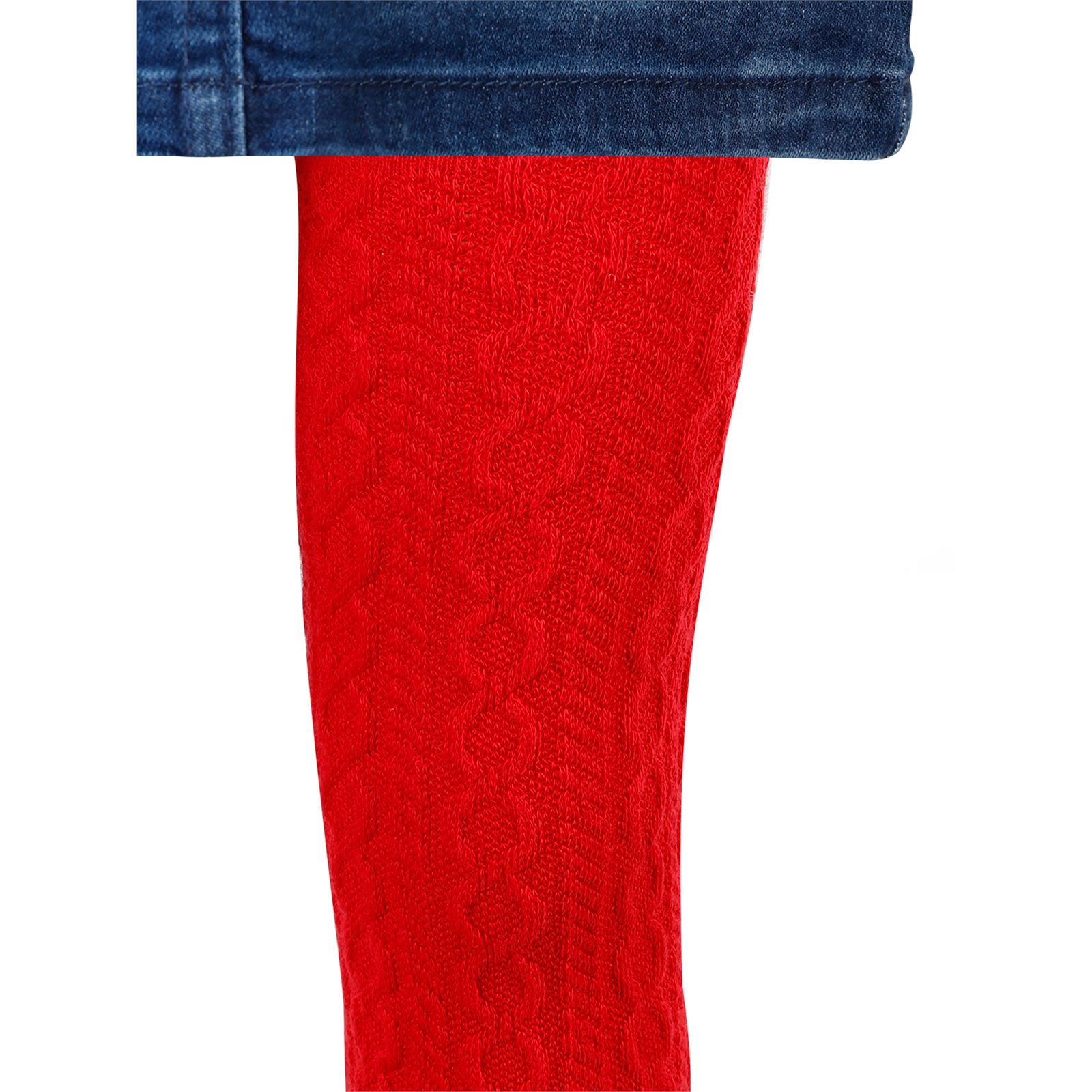 Civil Girls Kız Çocuk Külotlu Çorap 2-12 Yaş Kırmızı