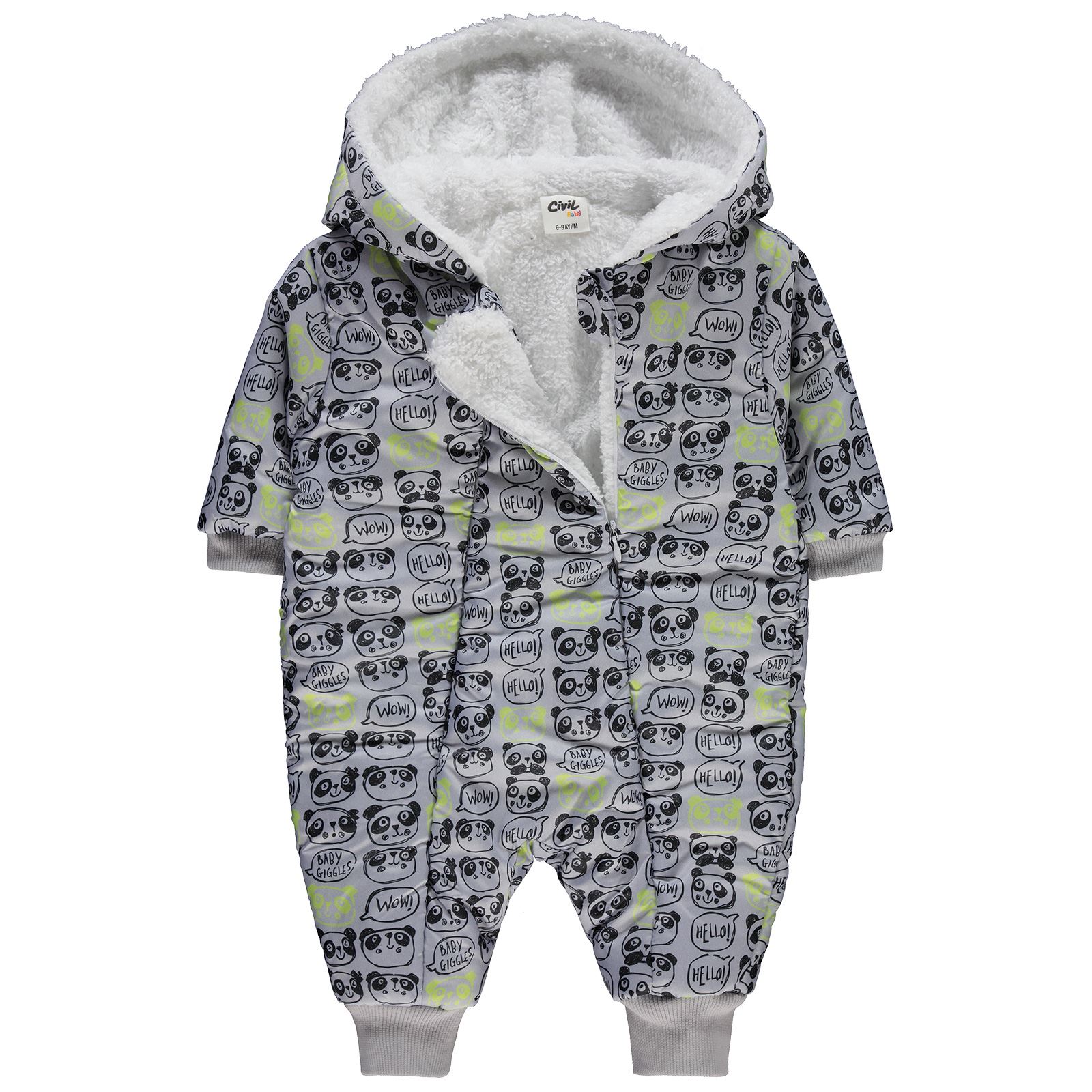 Civil Baby Erkek Bebek Astronot Tulum 6-18 Ay Yeşil