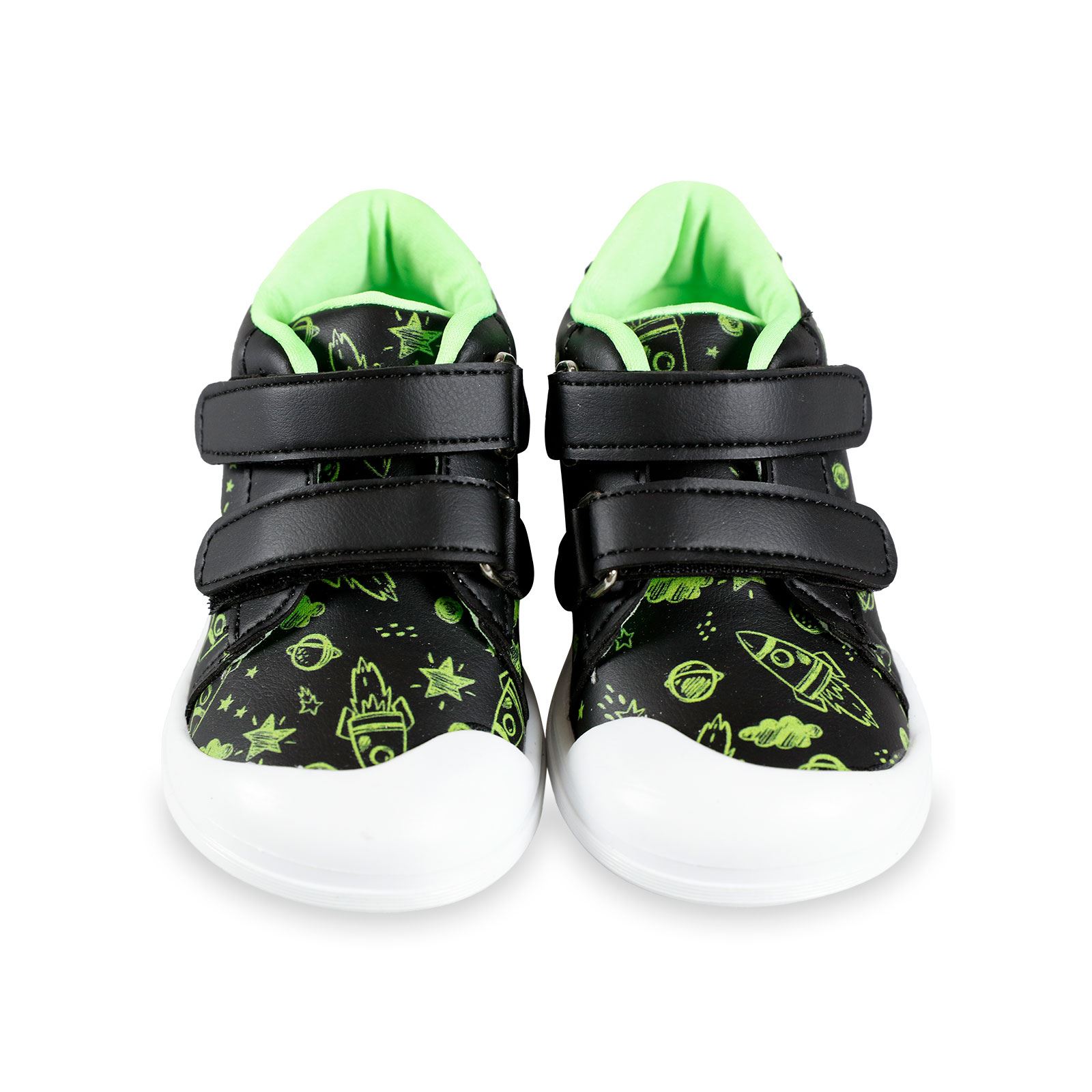 Civil Baby Erkek Bebek Deri İlk Adım Ayakkabısı 19-21 Numara Siyah