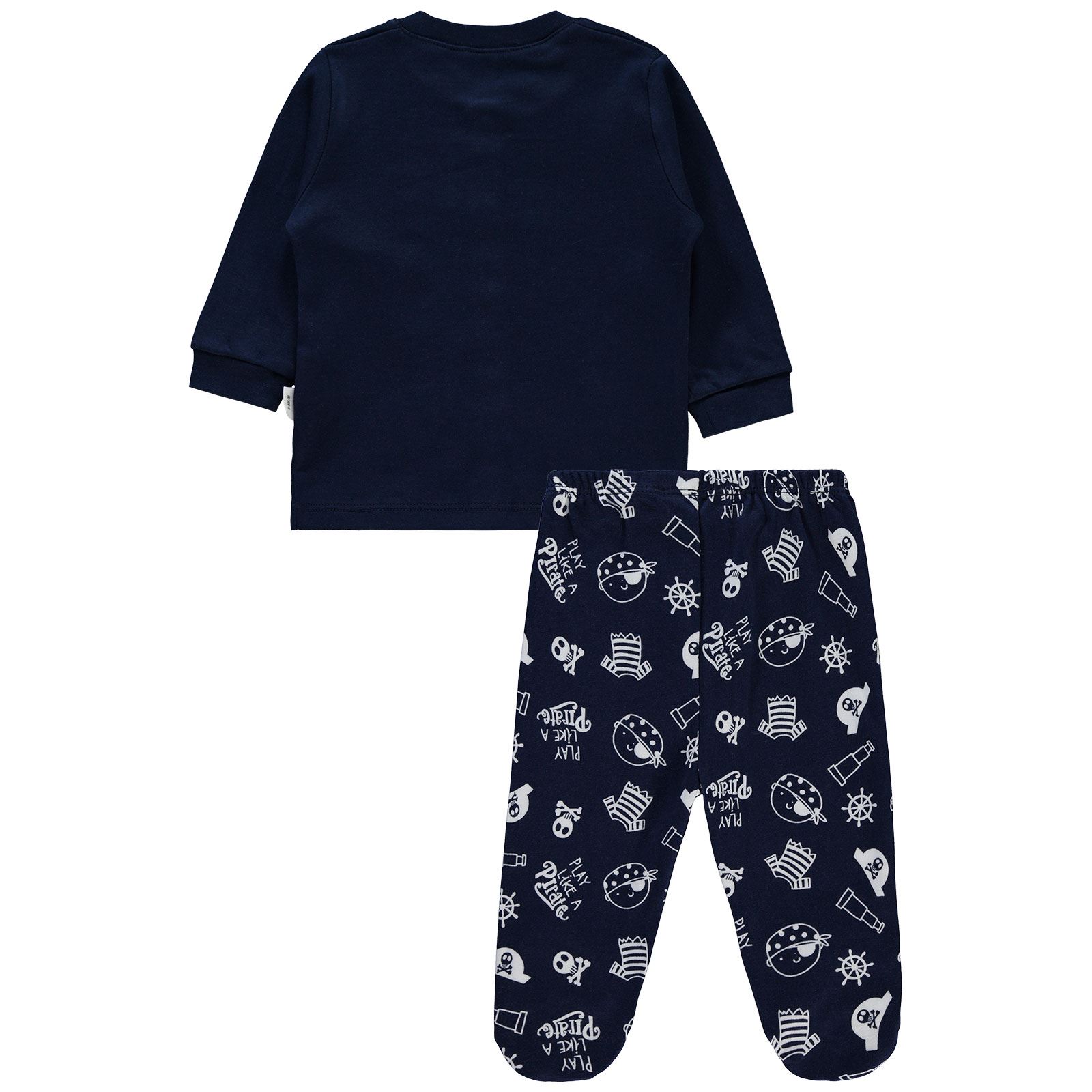 Civil Baby Erkek Bebek Pijama Takımı 1-9 Ay Lacivert