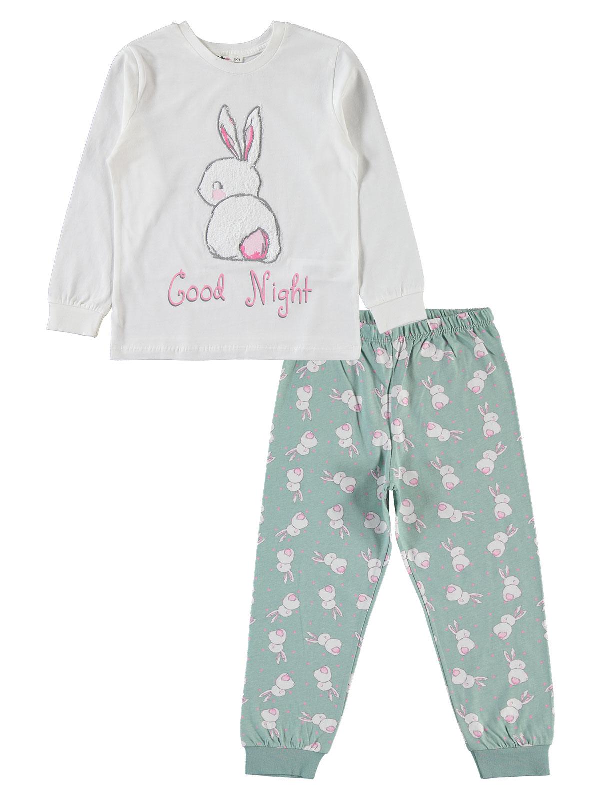 Civil Girls Kız Çocuk Pijama Takımı 10-13 Yaş Çağla Yeşili
