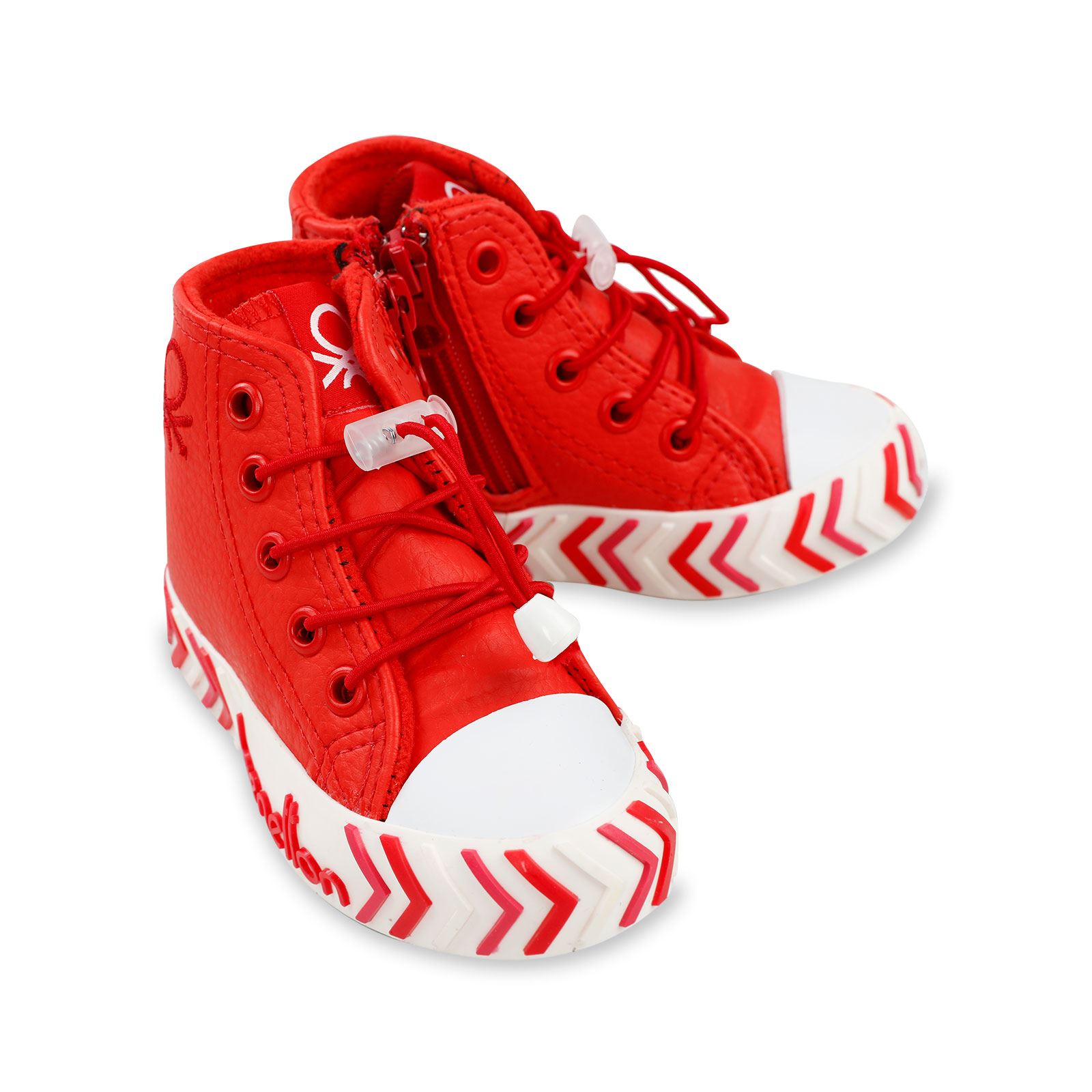 Benetton Kız Çocuk Spor Ayakkabı 22-25 Numara Kırmızı
