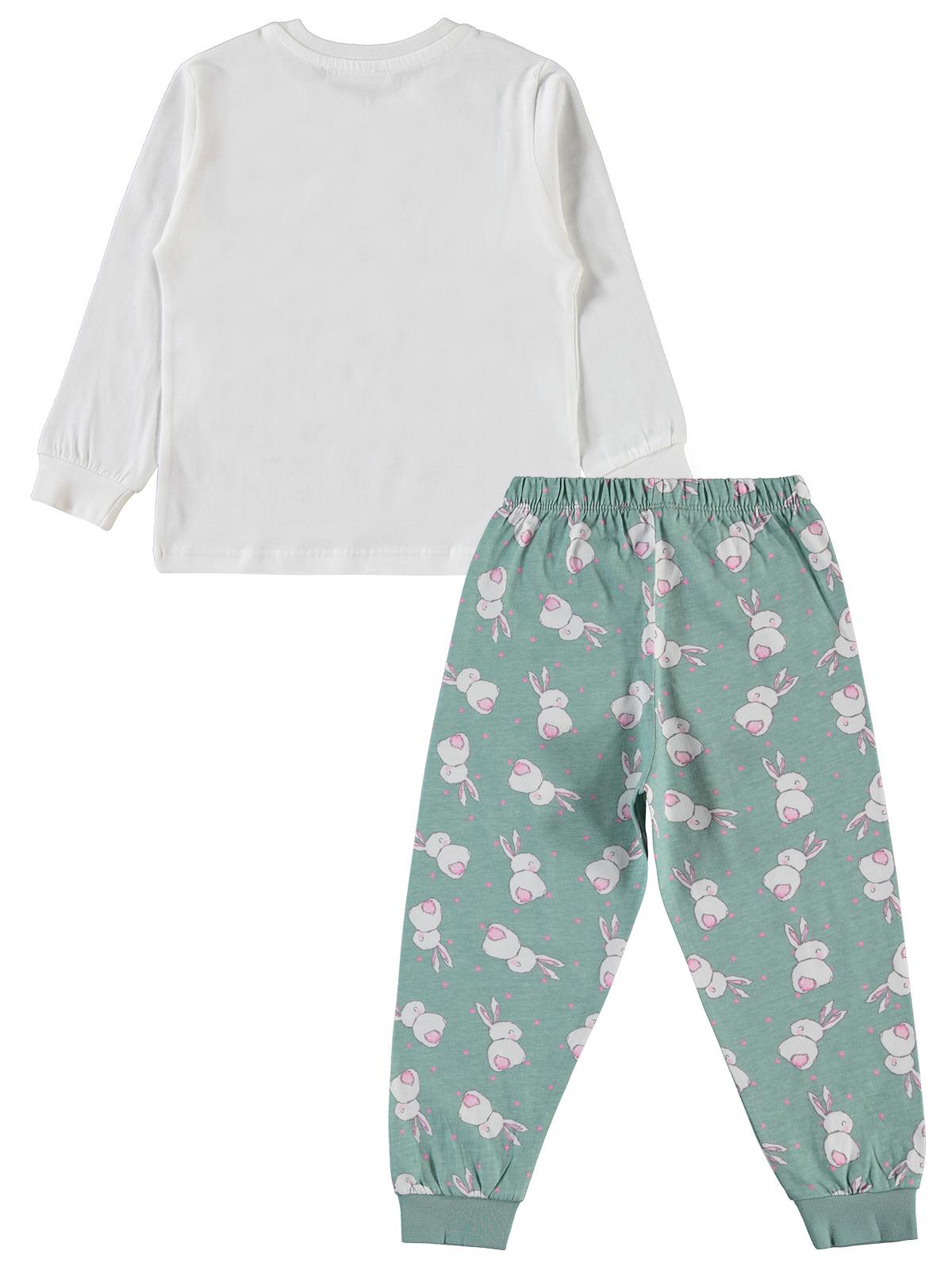 Civil Girls Kız Çocuk Pijama Takımı 2-5 Yaş Yeşil