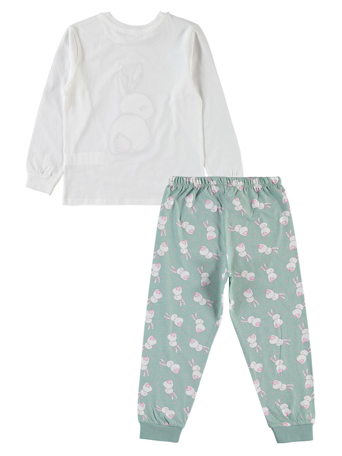 Civil Girls Kız Çocuk Pijama Takımı 6-9 Yaş Yeşil
