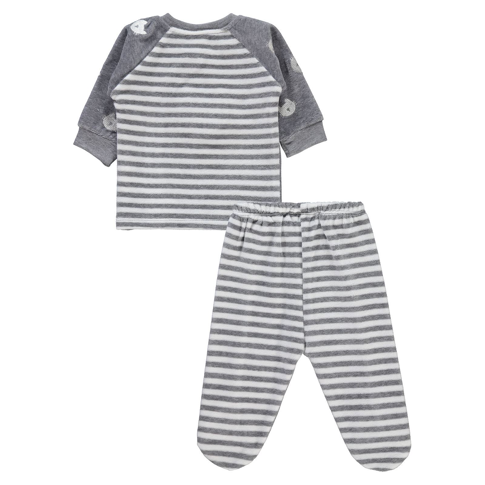 Civil Baby Erkek Bebek Pijama Takımı 1-6 Ay Grimelanj