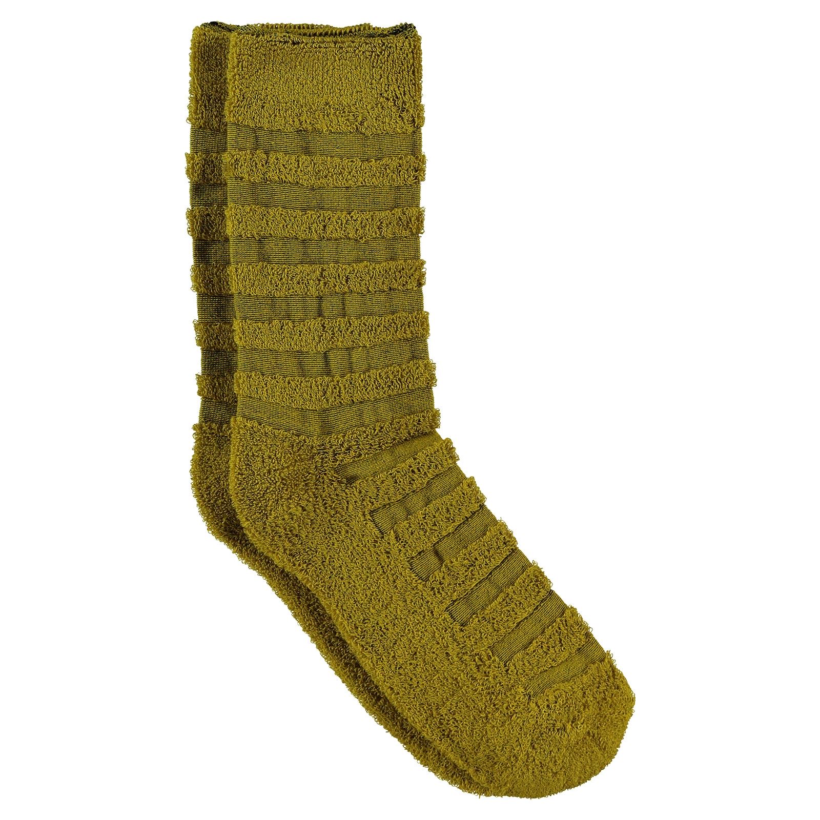 Bella Calze Kız Çocuk Ters Havlu Soket Çorap 36-40 Numara Hardal